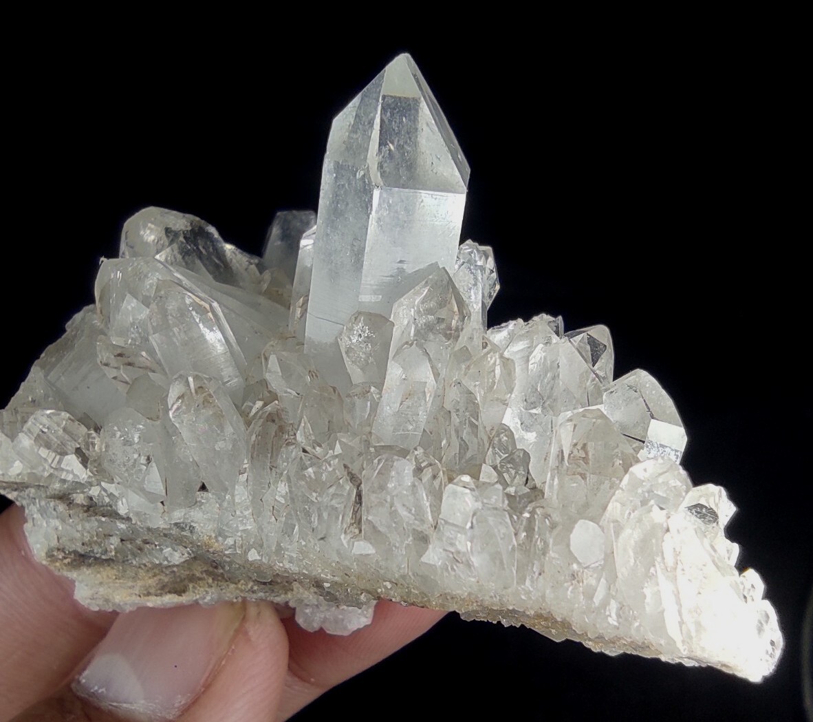 Quartz Crystals On Matrix From Baluchistan, Pakistan.
