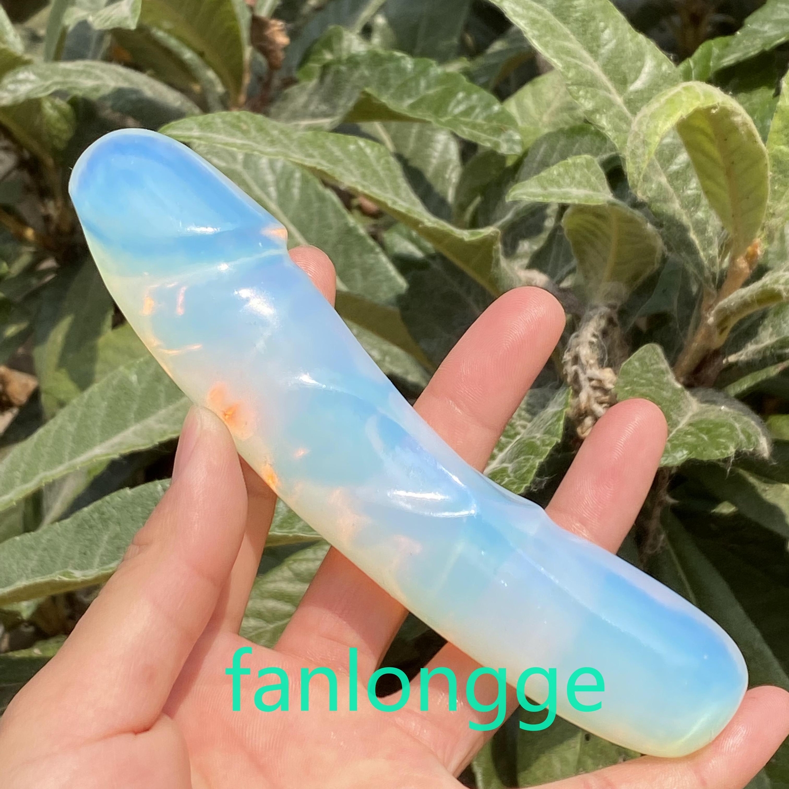 6in Opalite Male Penis Quartz Crystal Skull Massager scrub Gem 1PC