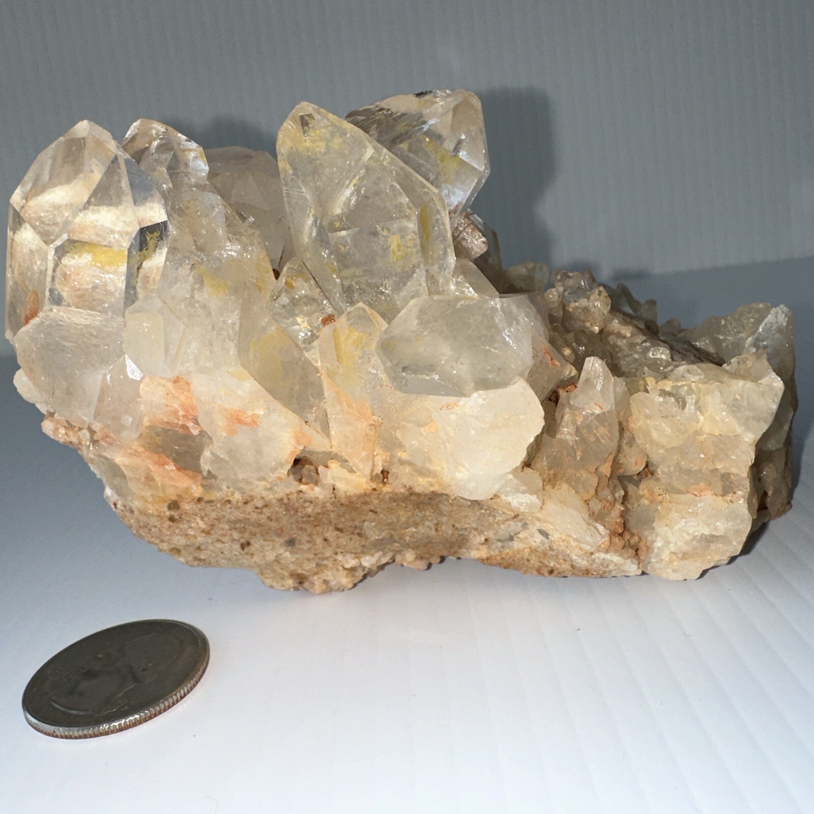 Natural Quartz Cluster 1lb 1oz Natural Specimen R208