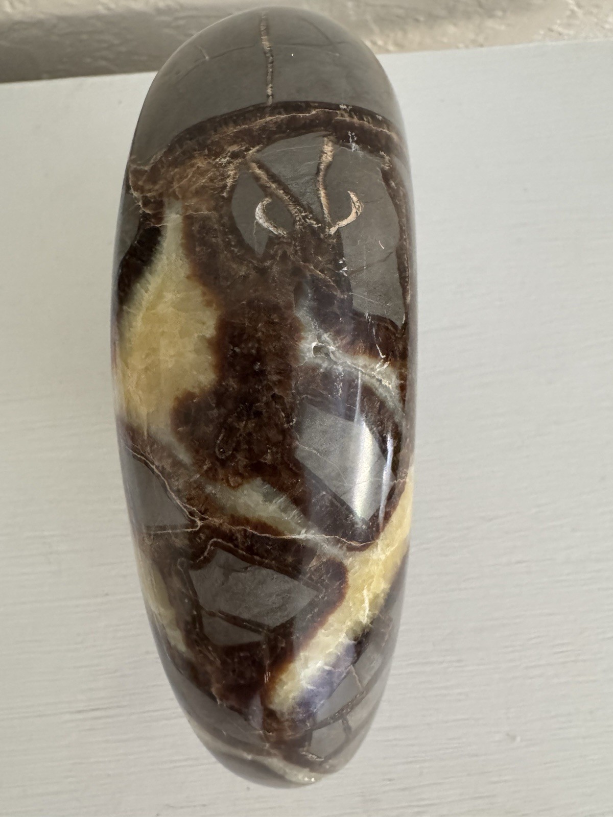 Septarian Nodule Bear Large Figurine Hand Carved Dragon Stone Crystal Sculpture