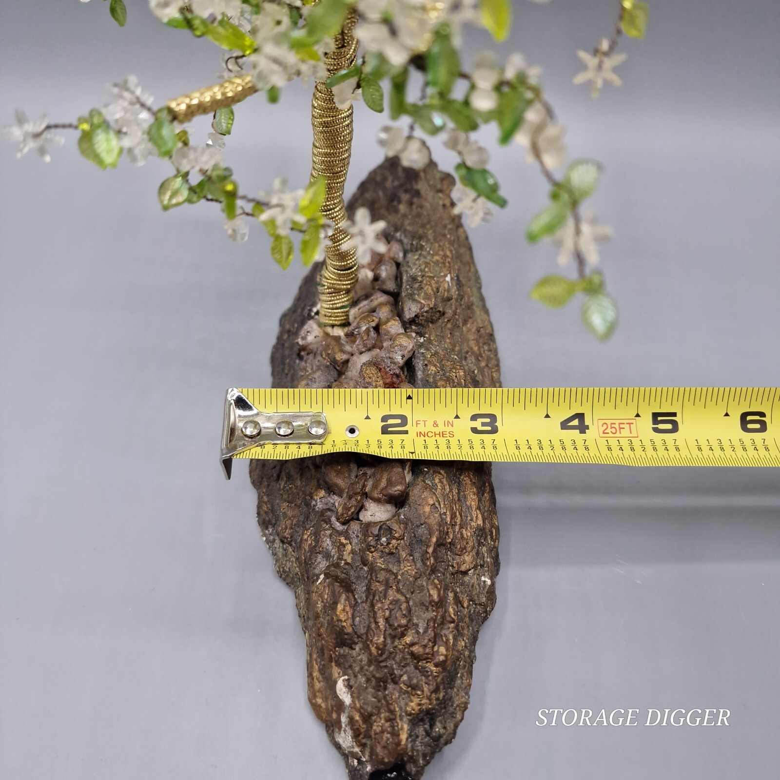 VTG Bonsai Crystal Tree Table Decor Handmade Decoration Spiritual Gift Blooming