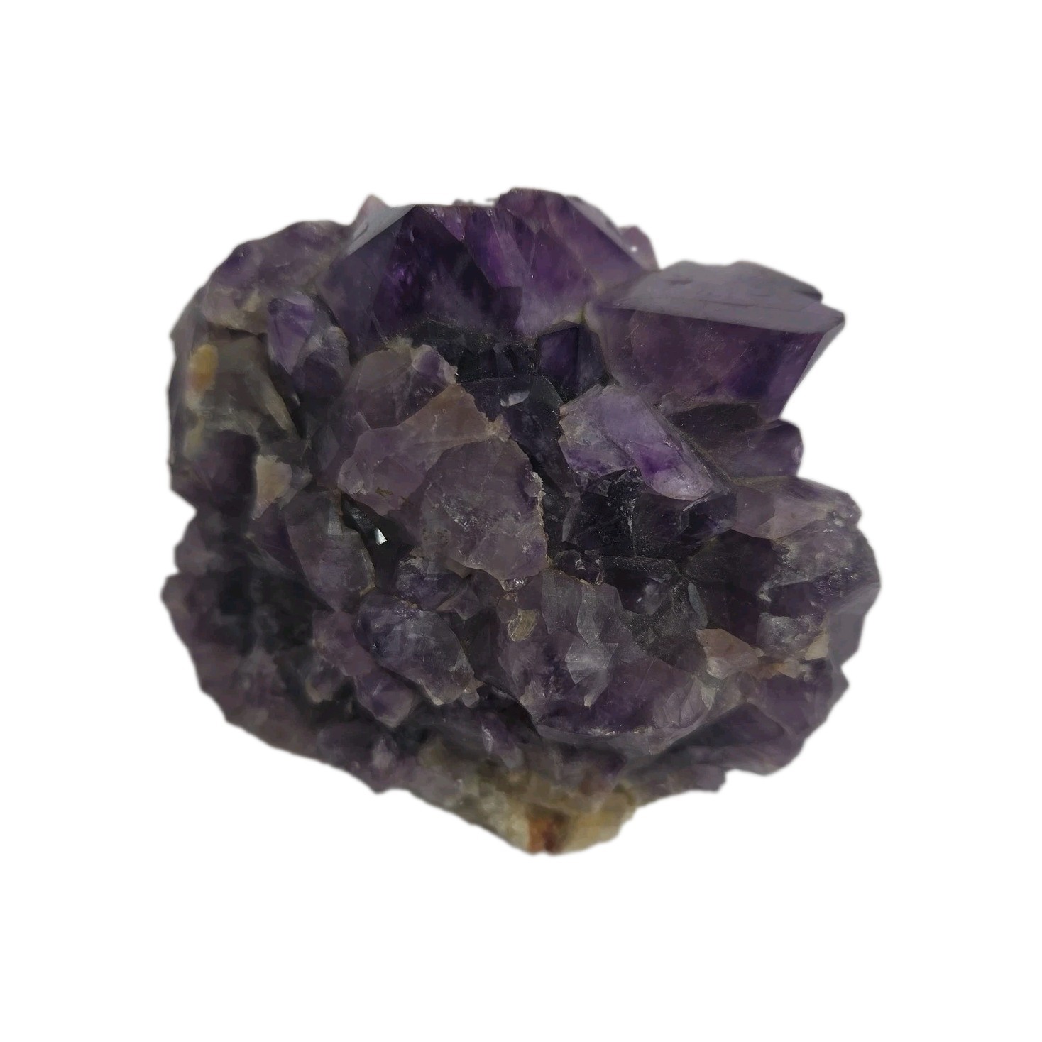 Natural Purple Crystal Cluster Specimen Amethyst Mineral Collectible 9.8 Ounces