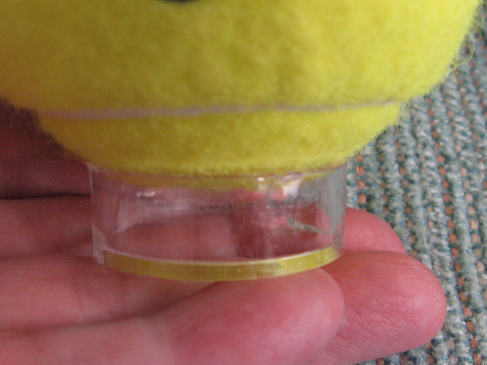 New Circular Clear Acrylic Stand Holder Display–Sphere, Ball-Reversible-1 1/8″