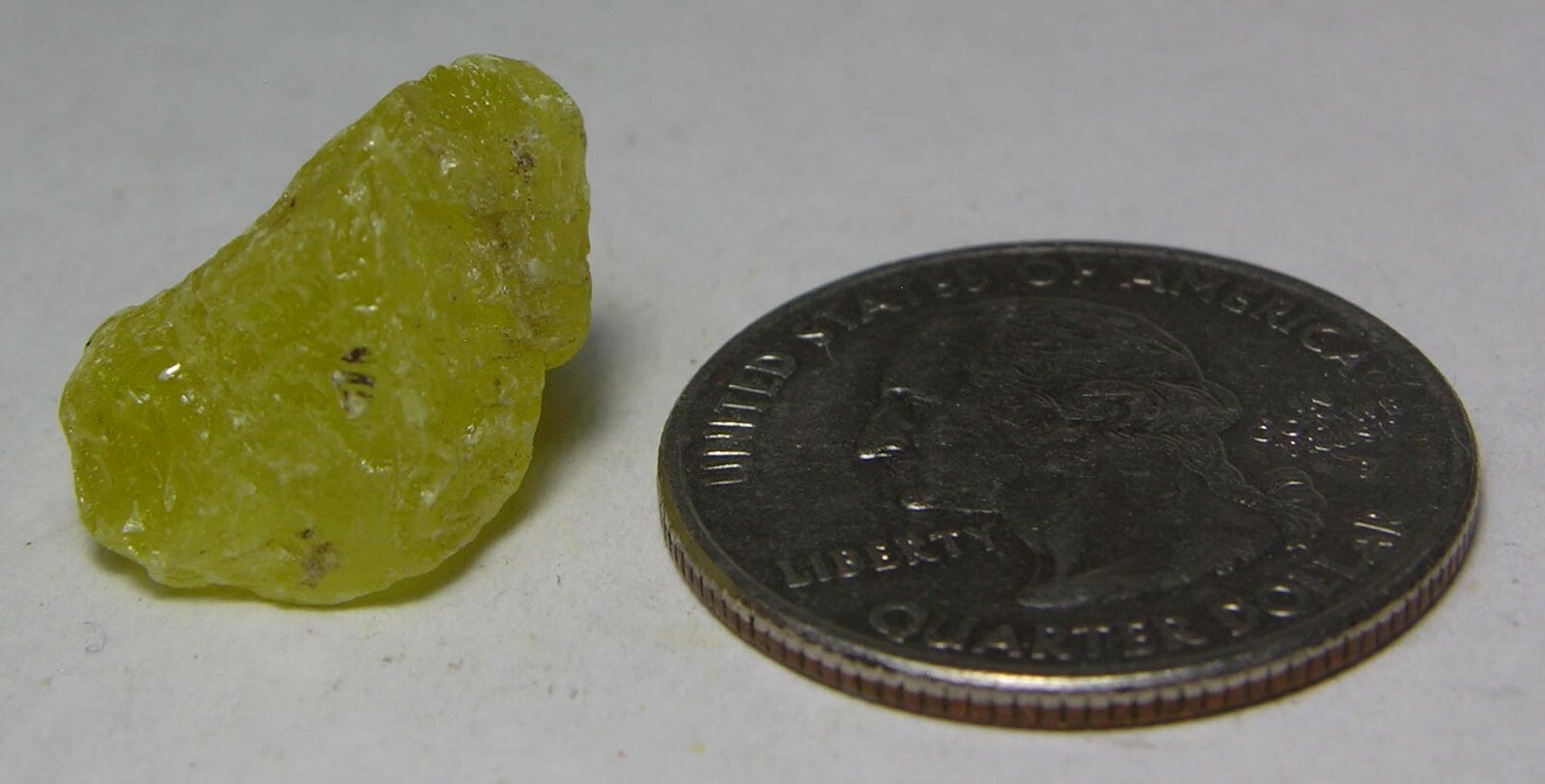 #6 Maybee Michigan 10.50ct USA Natural Sulfur Sulphur Crystal Specimen 14.00mm