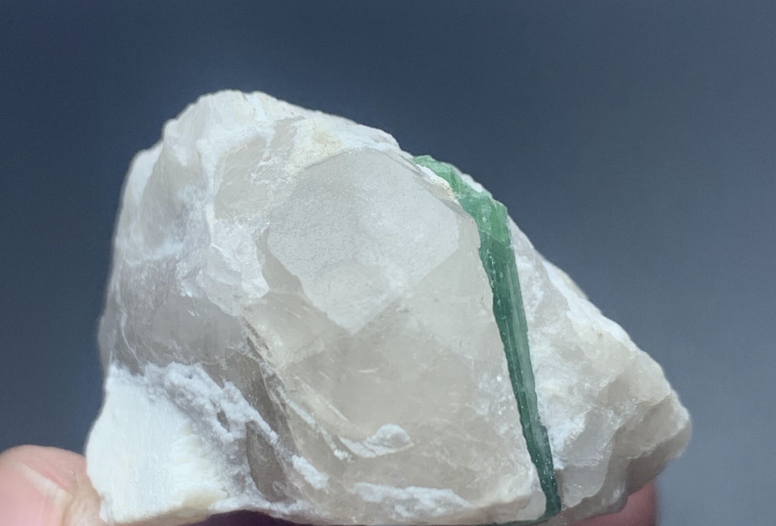 35 Grams Natural Tourmaline With Smoky Quartz Crystal Specimen From Afghanistan