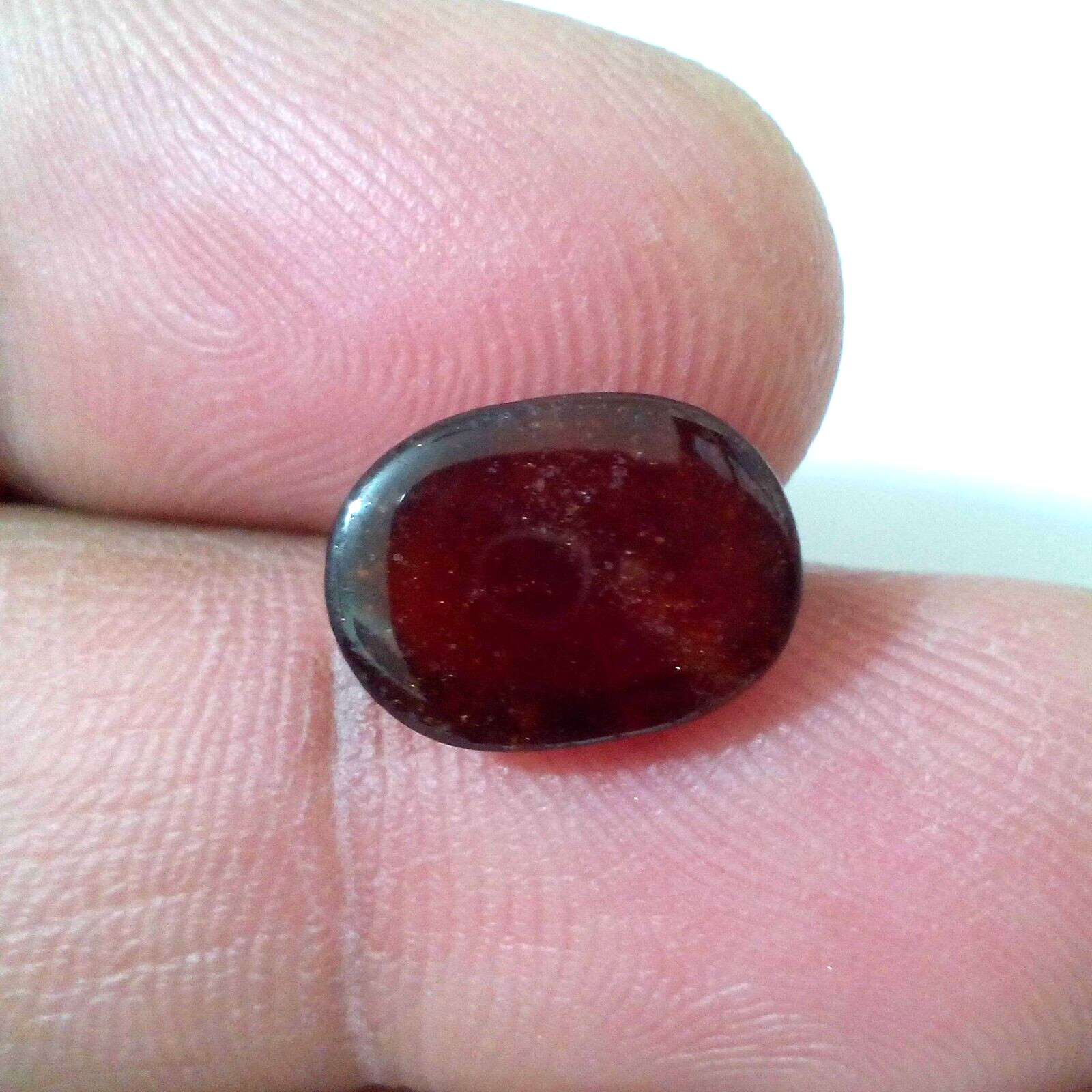 Outstanding AAA+ Hessonite Red Garnet Cabochon Oval 5 Crt Loose Gemstone