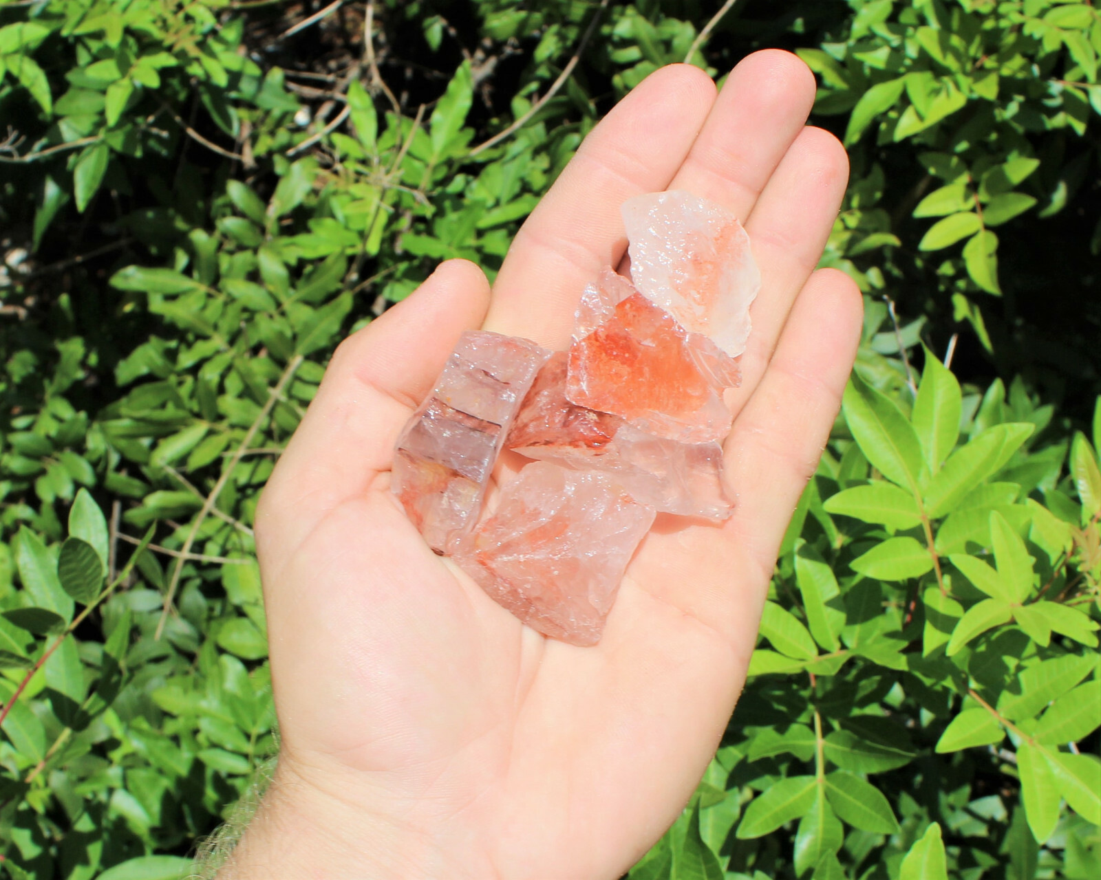 Raw Fire Quartz: Choose How Many Pieces (Rough Fire Quartz Crystal)