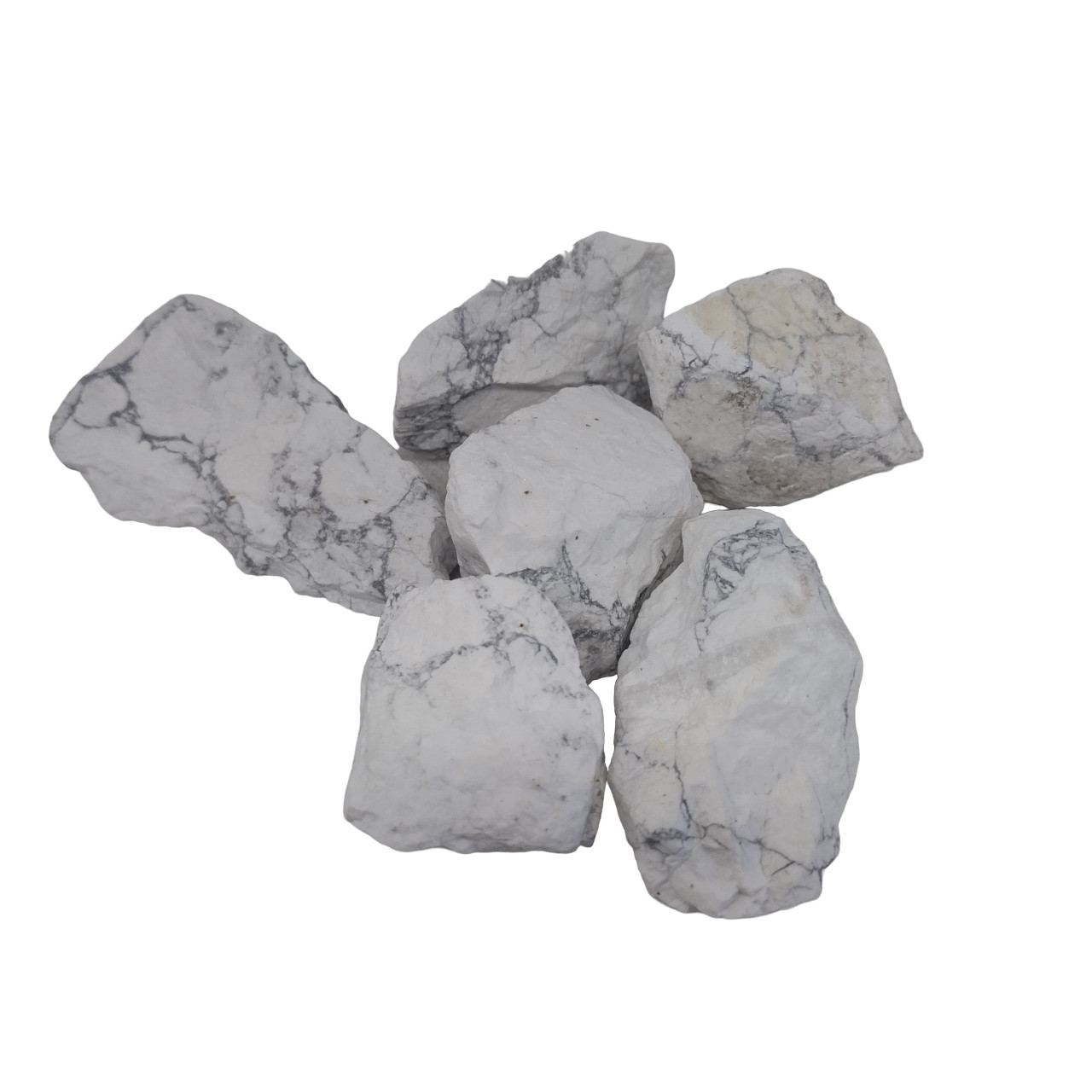 Howlite Rough Rock 2-4cm 250g