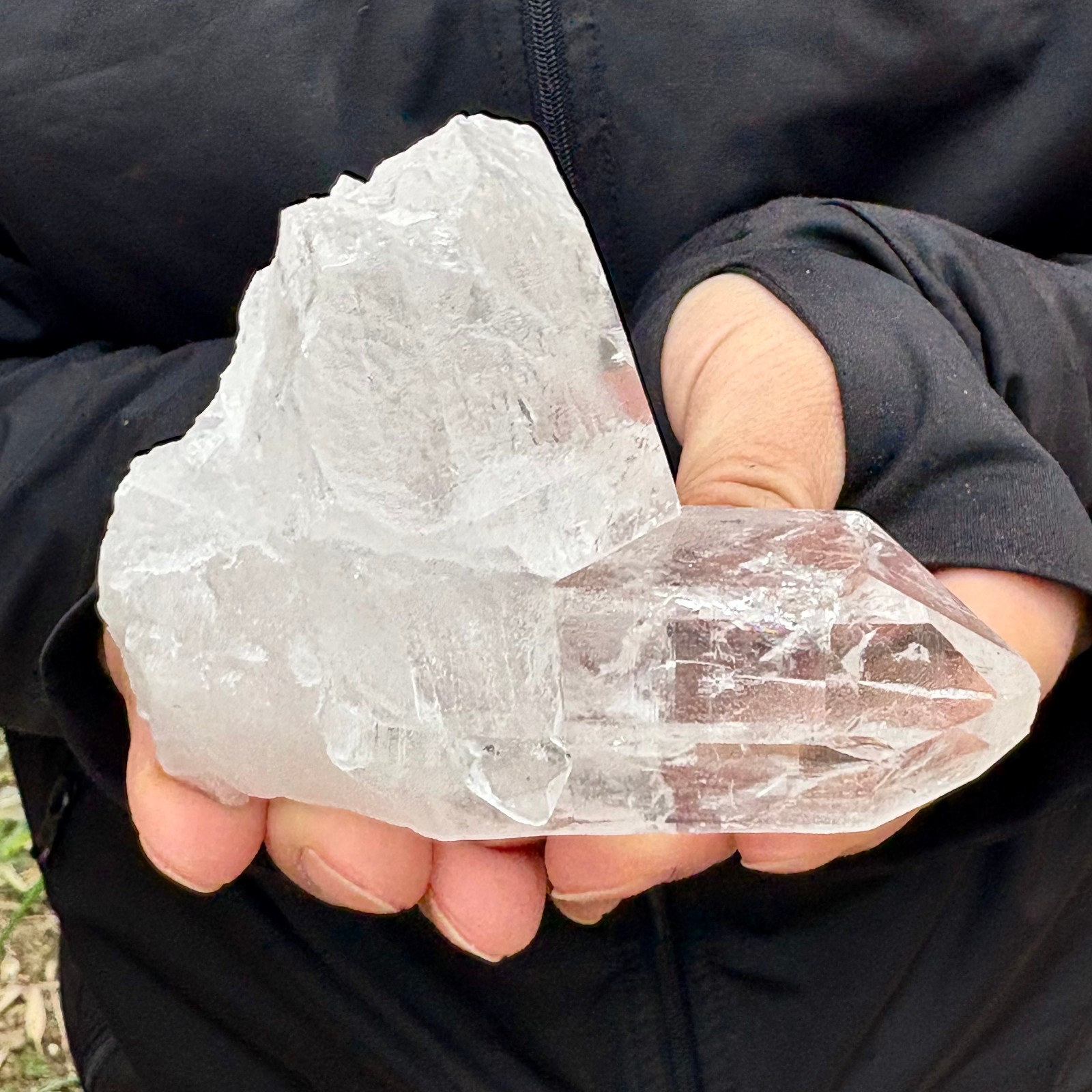 300G A+++Natural white Crystal Himalayan quartz chunk mineralsls