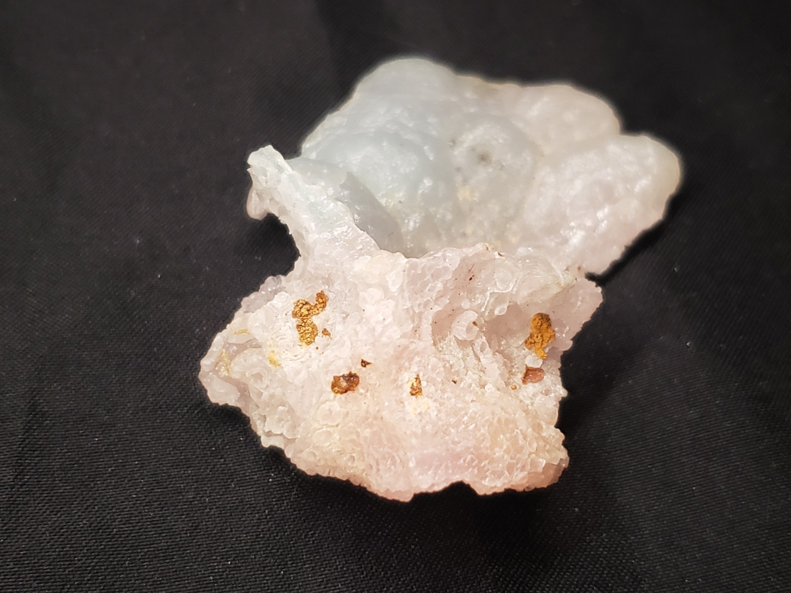 4 – Pink Chalcedony Rose Specimen Lapidary Rough, Display Pieces 62g