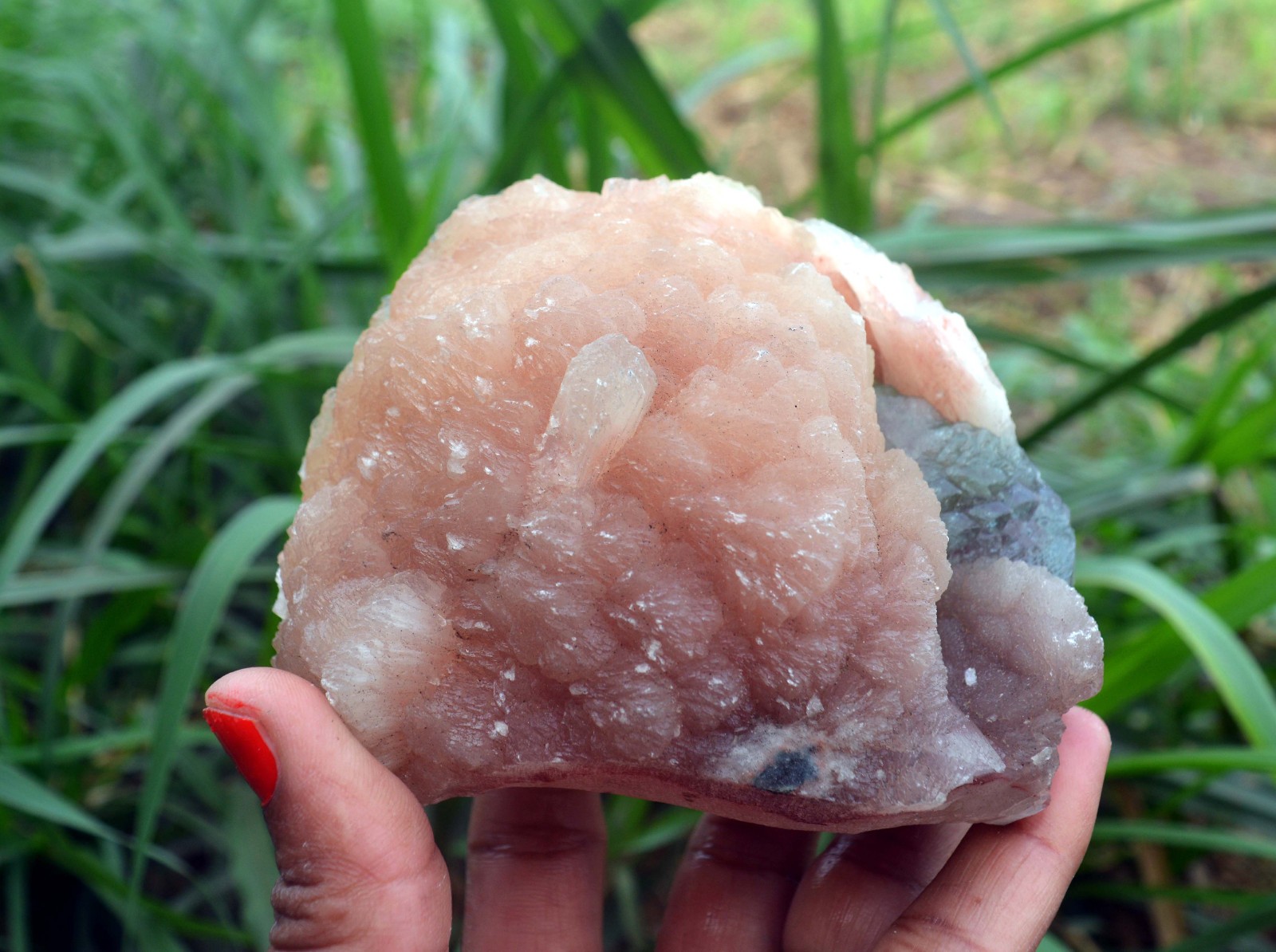stilbite crystals w/ apophyllite minerals specimen f-2