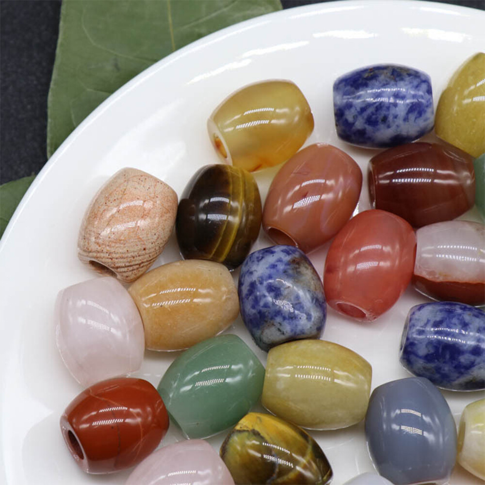 5mm Large Hole Loose Barrel European Beads for Bracelet Jewelry Making Charms