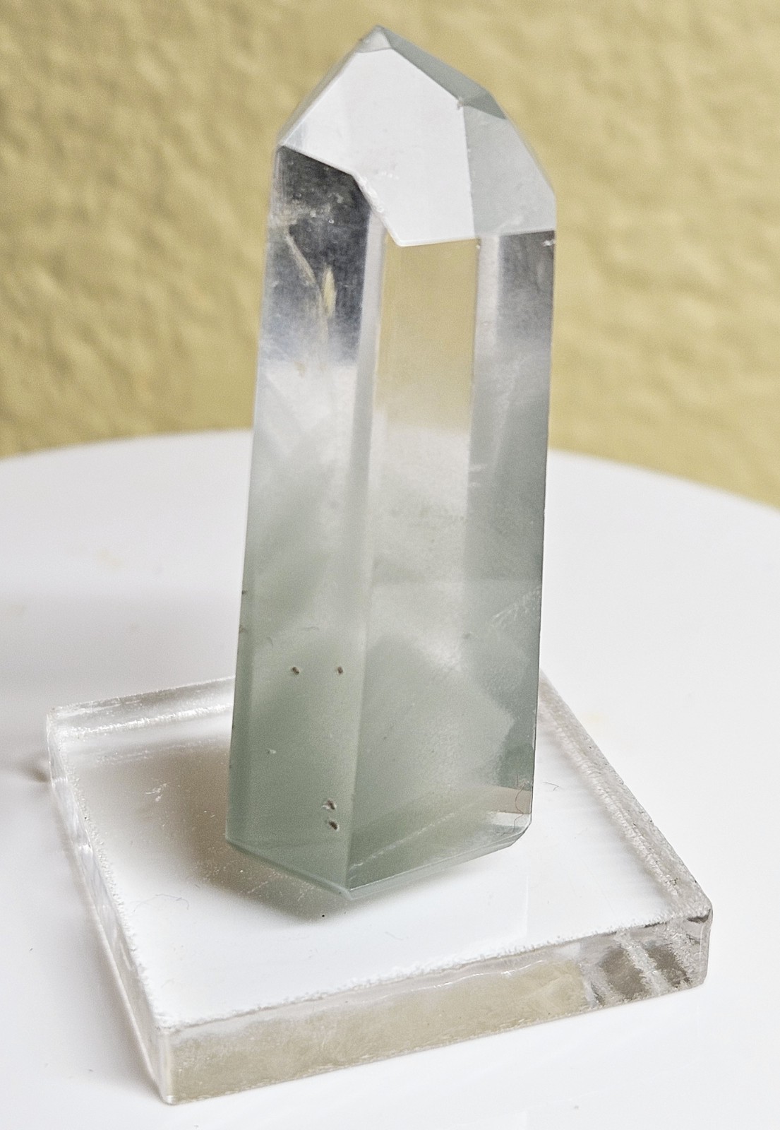 Multi-Phantom Crystal Obelisk Tower w/Free Agate Geode Set, Brazil, + Free Stand