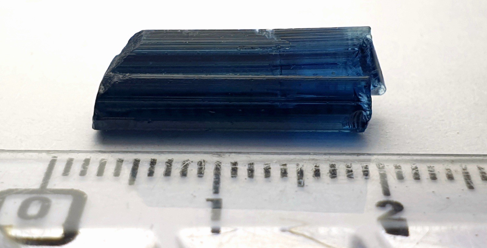 Dark Blue Indicolite Black Table unterminated Tourmaline Crystal From Afg