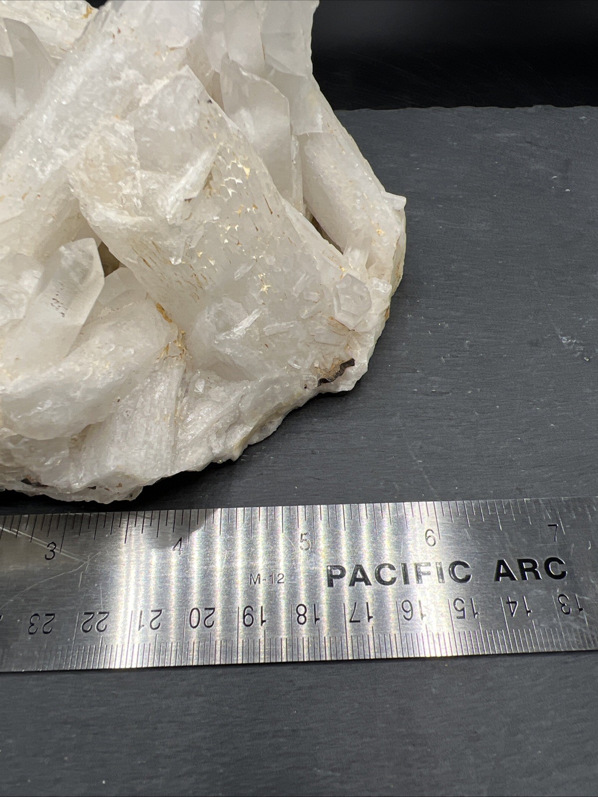 2.6Lb. Natural white quartz crystal Cluster specimen mineral healing