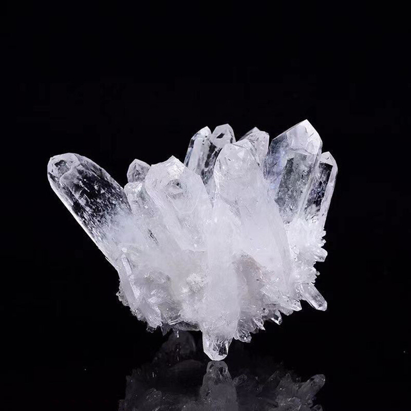 300-400g Natural Clear Quartz Crystal Cluster Raw Ore Stone Druzy Geode Specimen