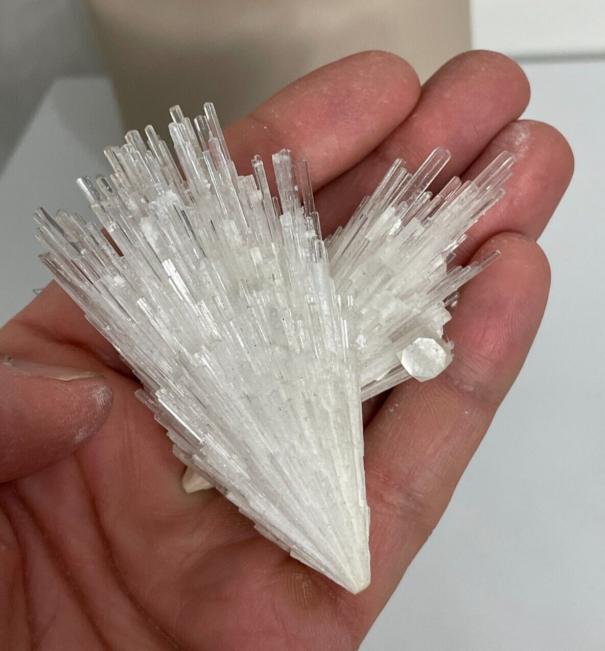 Scolecite Spray Natural Crystal Cluster SC088
