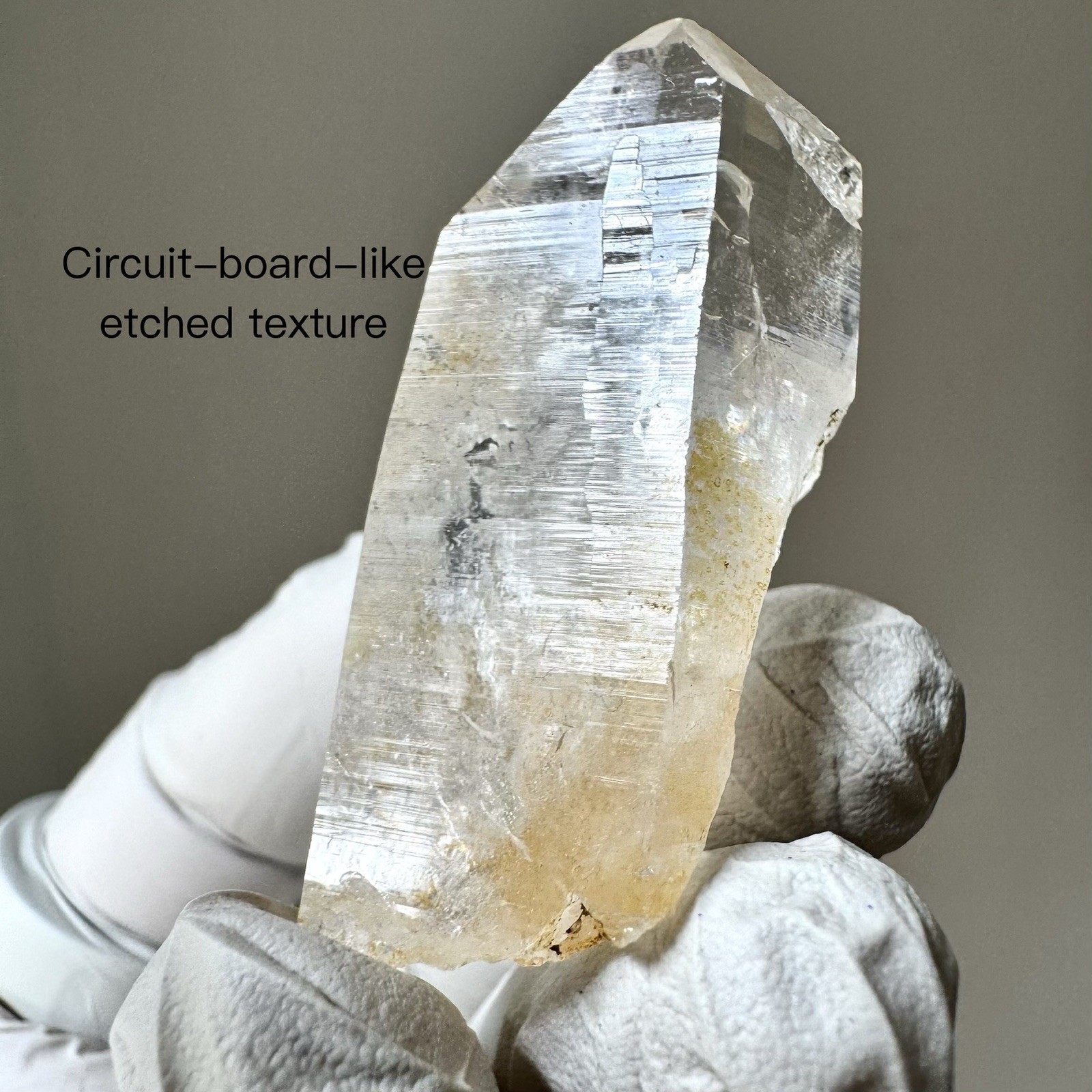 “Golden Triangle”Ganesh Himalayan Nepal Quartz Nirvana Record Keeper Crystal