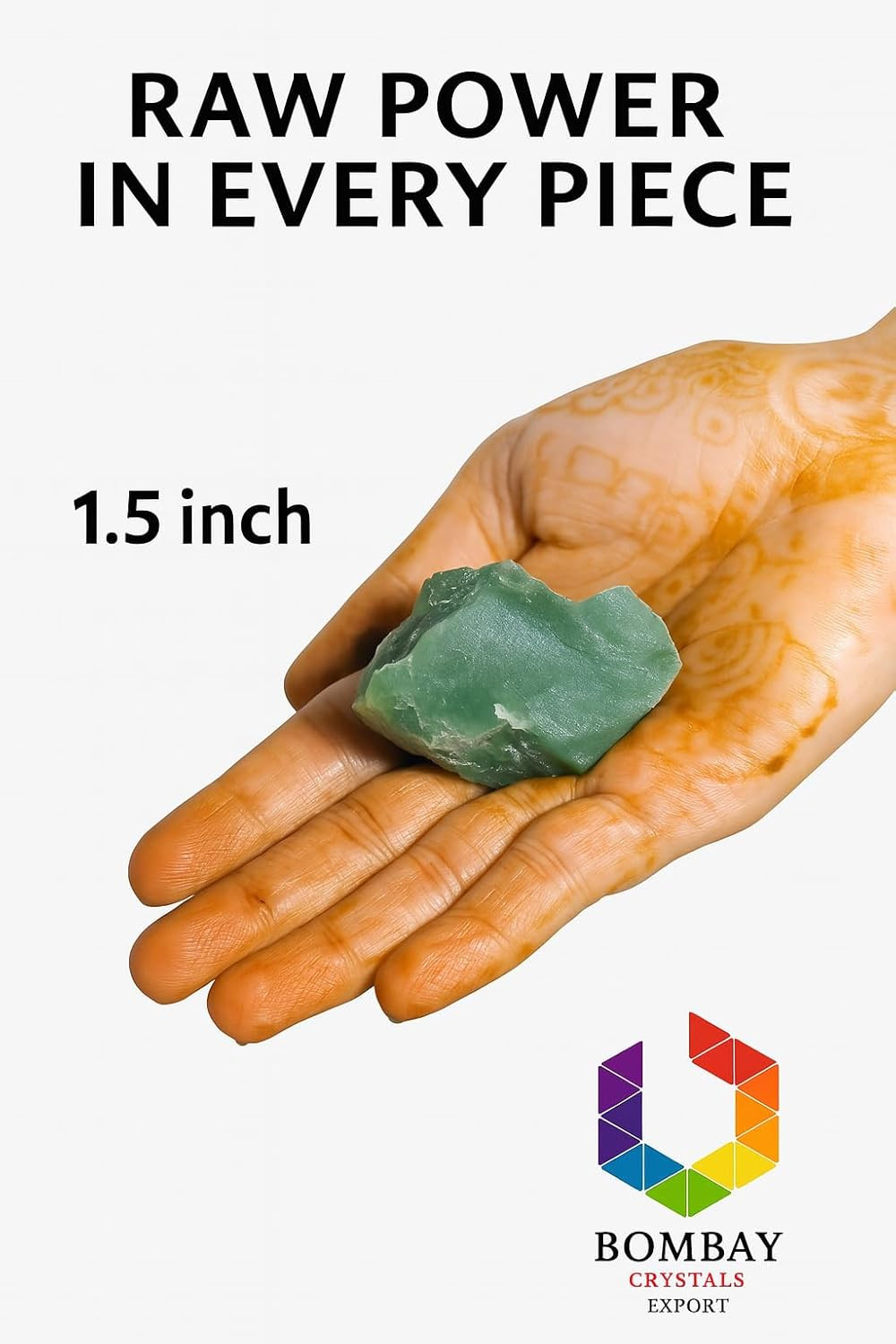 Green Jade Raw Crystals – Large 1.25-2.0” Natural Healing Stones for Luck, Prosp