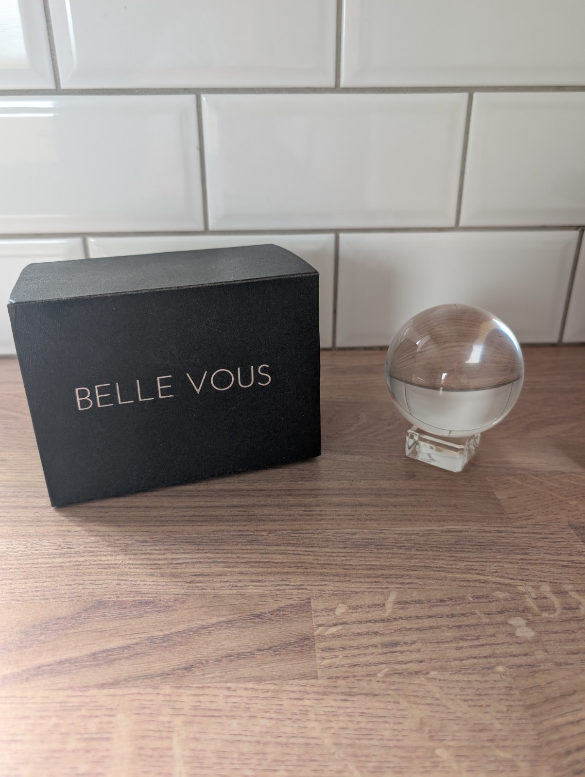 Belle vous K9 crystal ball 80mm – 8cm Photography Ball with Crystal Stand