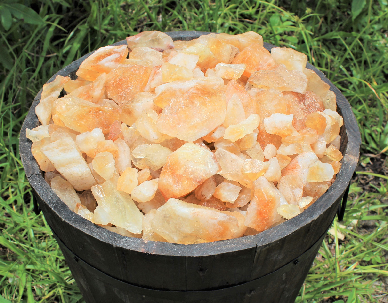 Beautiful Rough Citrine Crystal, Raw Gemstone Rock (Gold / Yellow , 1″ – 2″)