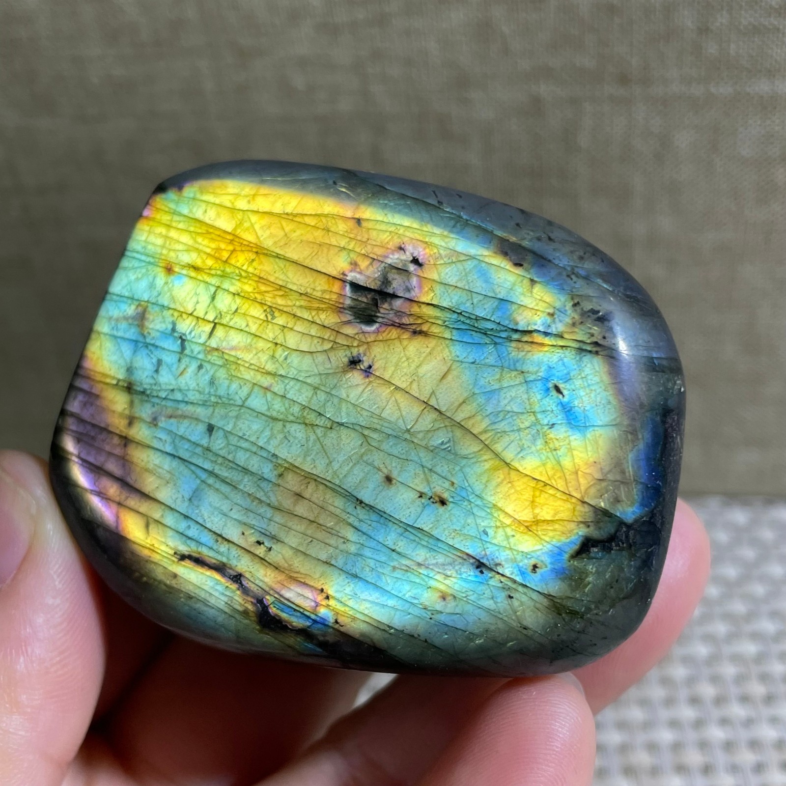 Natural Labradorite Crystal gemstone rough original Specimen 120g