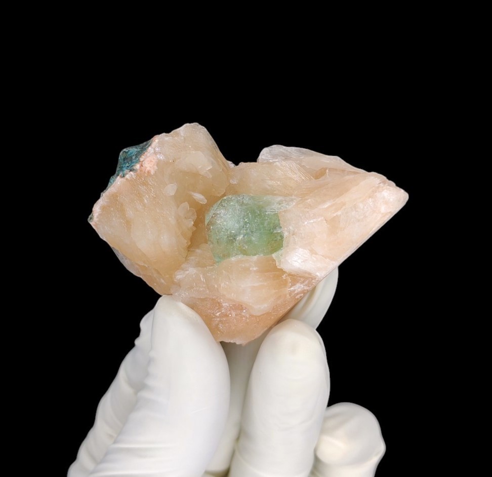 Natural Green Apophyllite On Stilbite Minerals #10