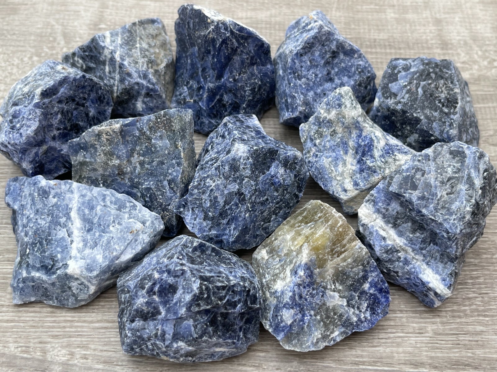 Large Sodalite Rough Natural Stones, 2-3″ Raw Sodalite Stone, Wholesale Bulk lot