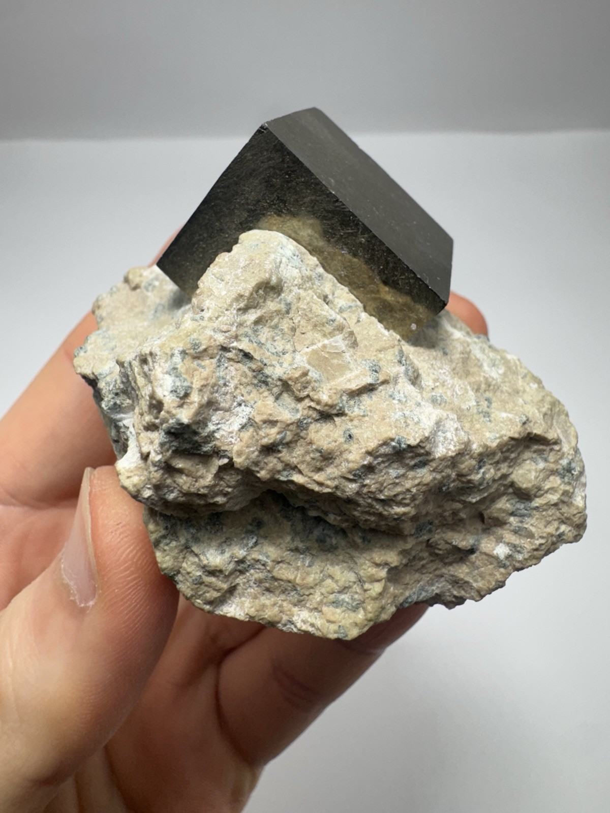 Natural Pyrite Cube on Matrix from Europe byzkt
