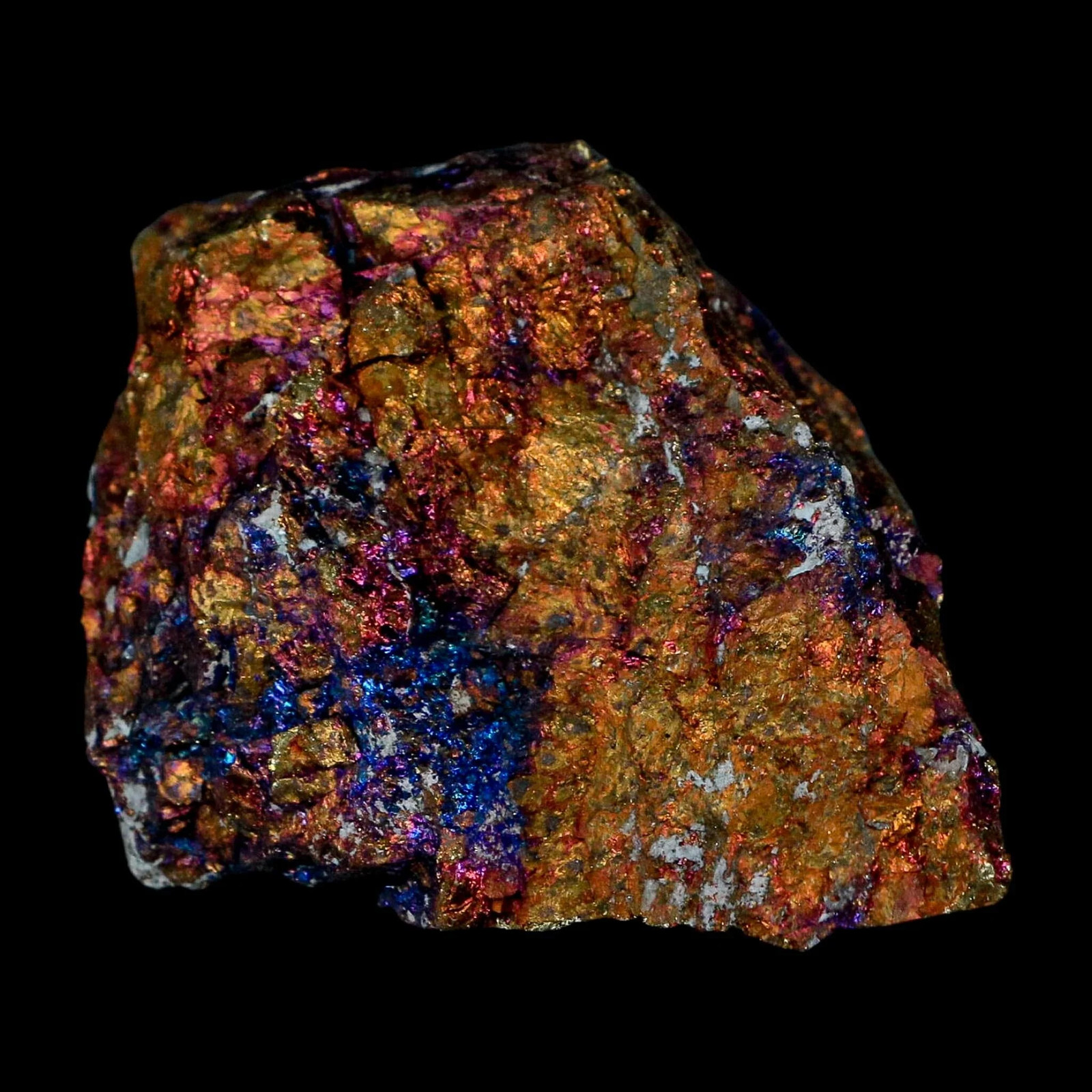 2.6″ Chalcopyrite Bornite Brilliant Multicolored Peacock Ore Chihuahua Mexico