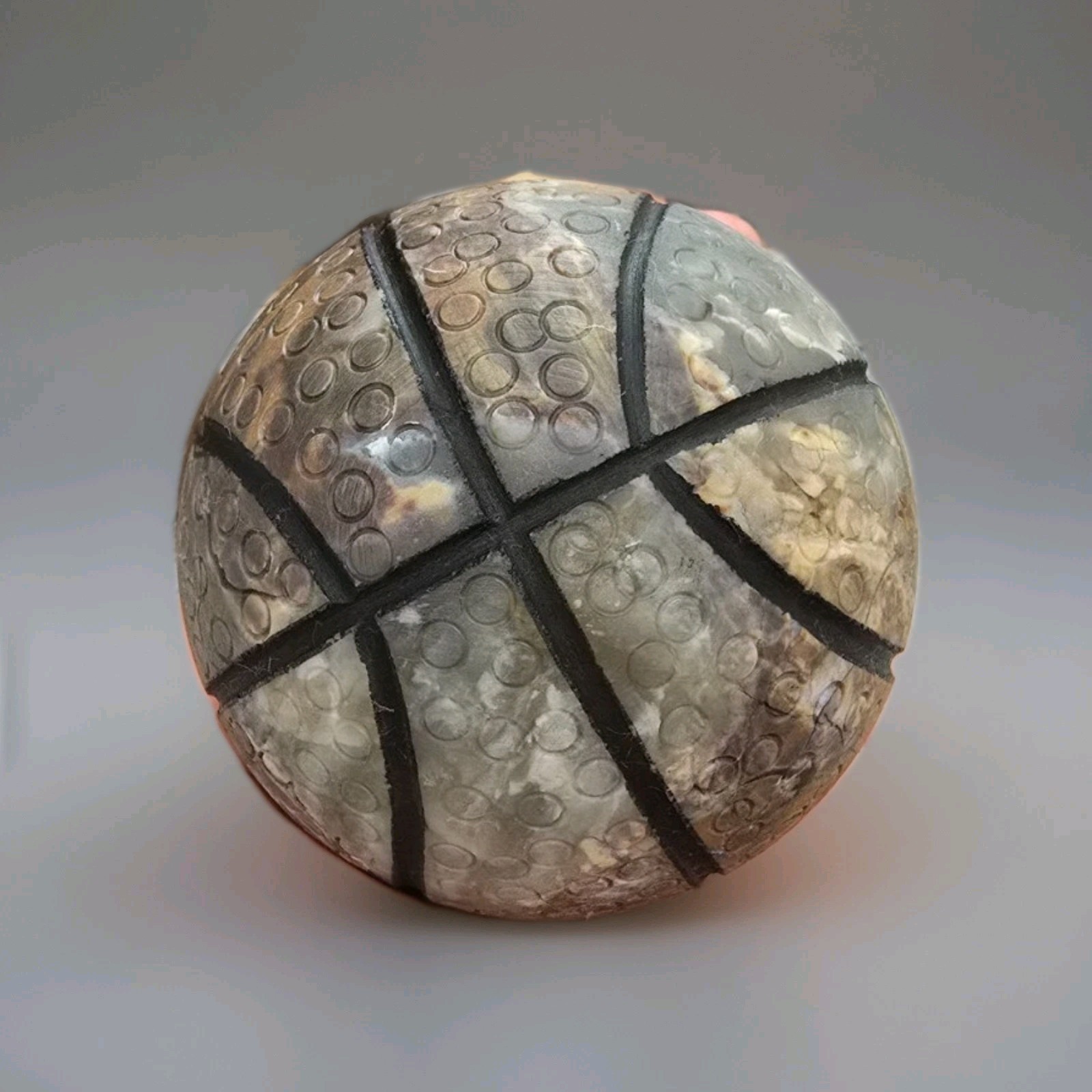 Large Agate Basketball Crystal Sphere 69-80mm Unique Crystal Collectable Natural