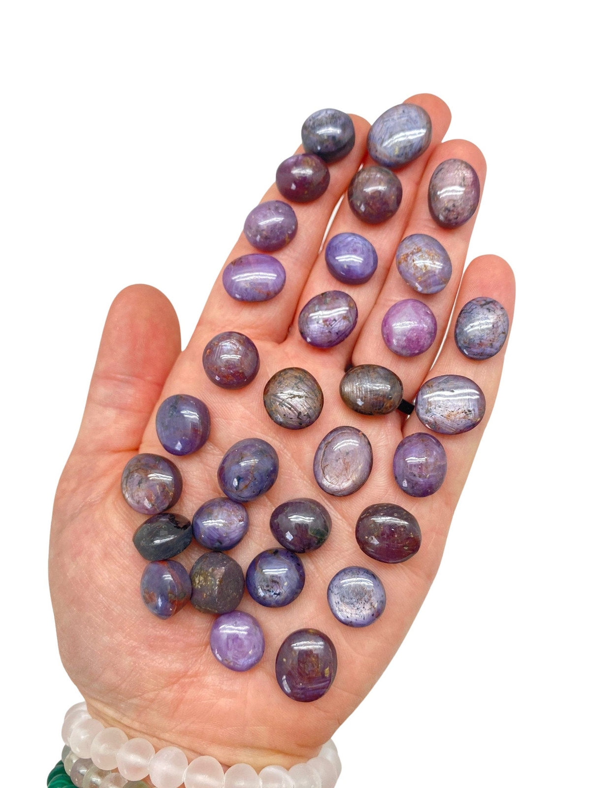 Star Ruby Sapphire Corundum Tumbled Stone – Polished Ruby & Sapphire Gemstones