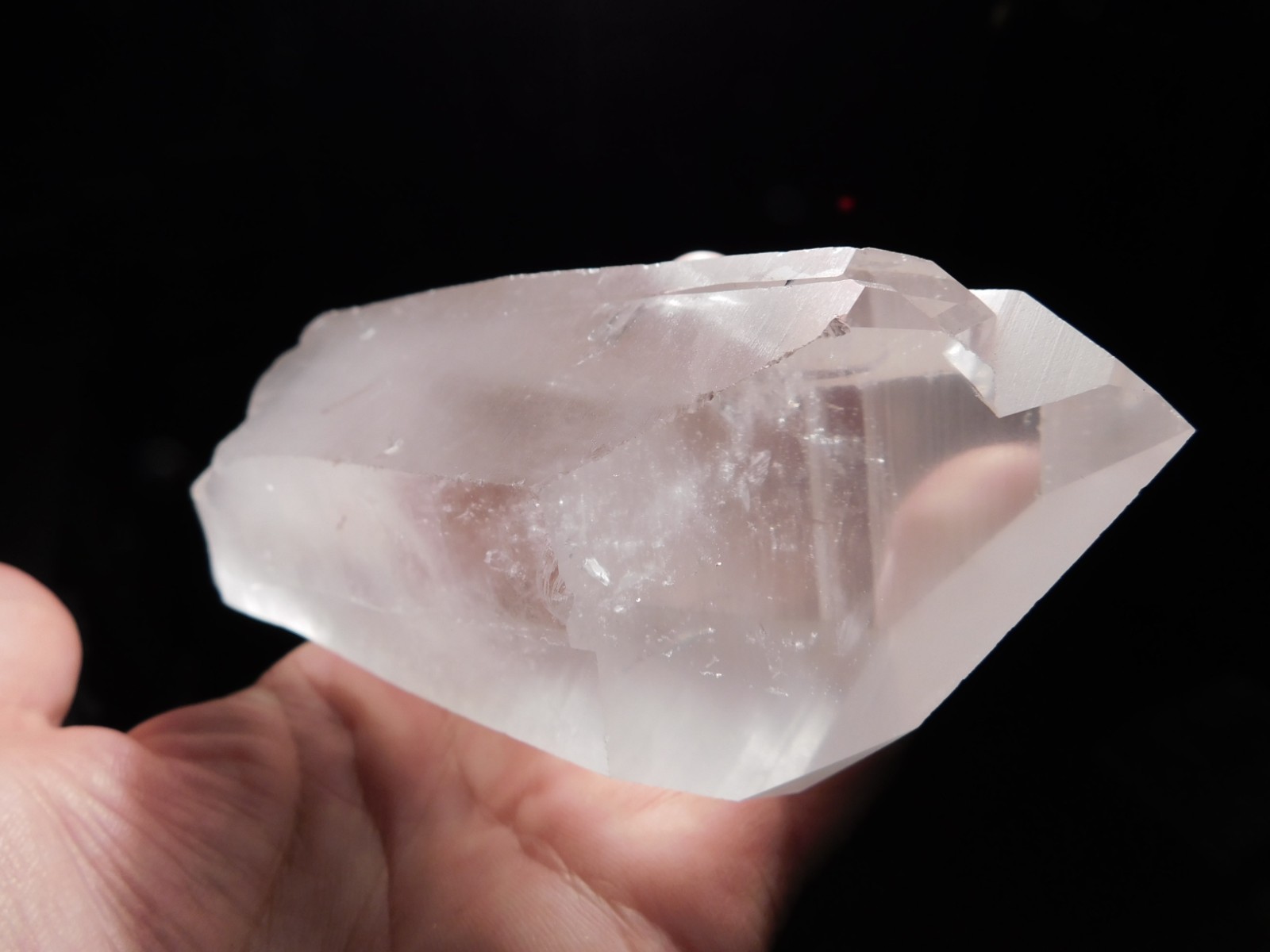 Big! Semi Translucent LEMURIAN Quartz Crystal From Brazil 710gr