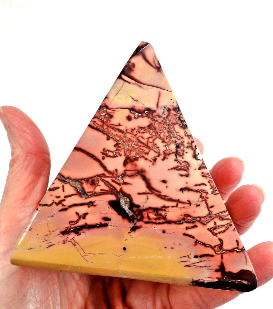Unusual Mookaite Jasper🧡✨ Crystal Pyramid 🧡 $36 🧡✨432.7 grams