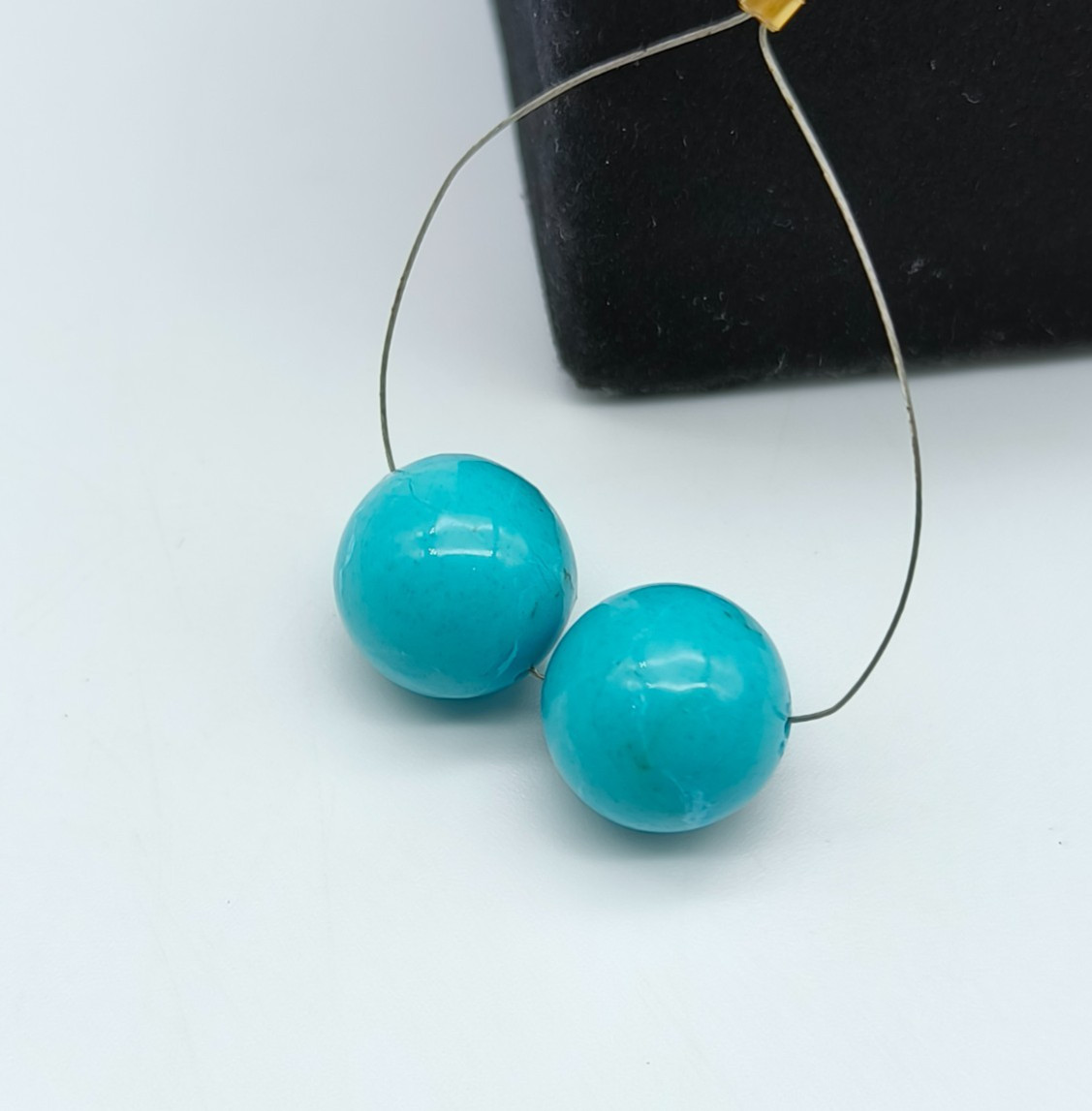 Natural Turquoise Round Shape Smooth Beads New Arrival Gemstone Beads Gemstone