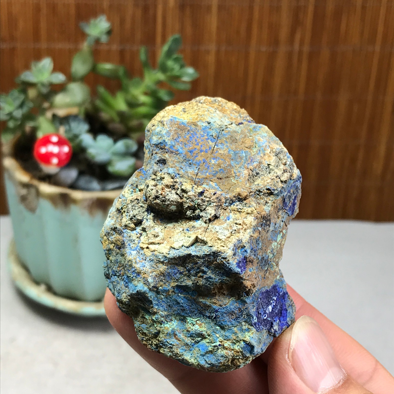 94g Natural Azurite/Malachite gemstone Rough original Crystal Specimen A5943
