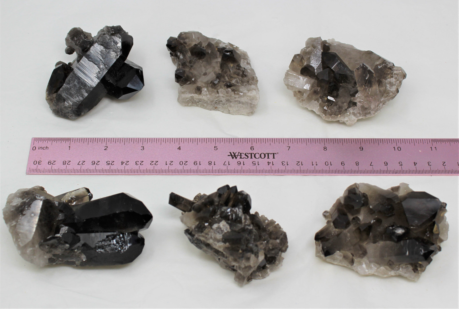 Smoky Quartz Crystal Cluster (3 – 4 oz) Natural Quartz Druze Geode Specimen