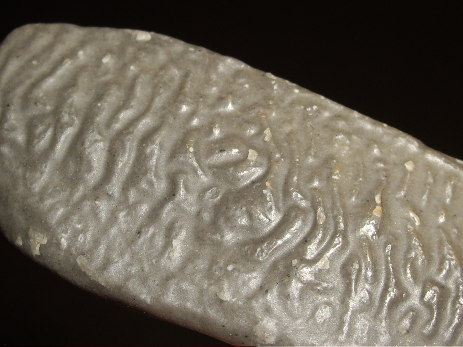 Awesome Wind Carved Wrinkle Stone from Gobi Desert 62g