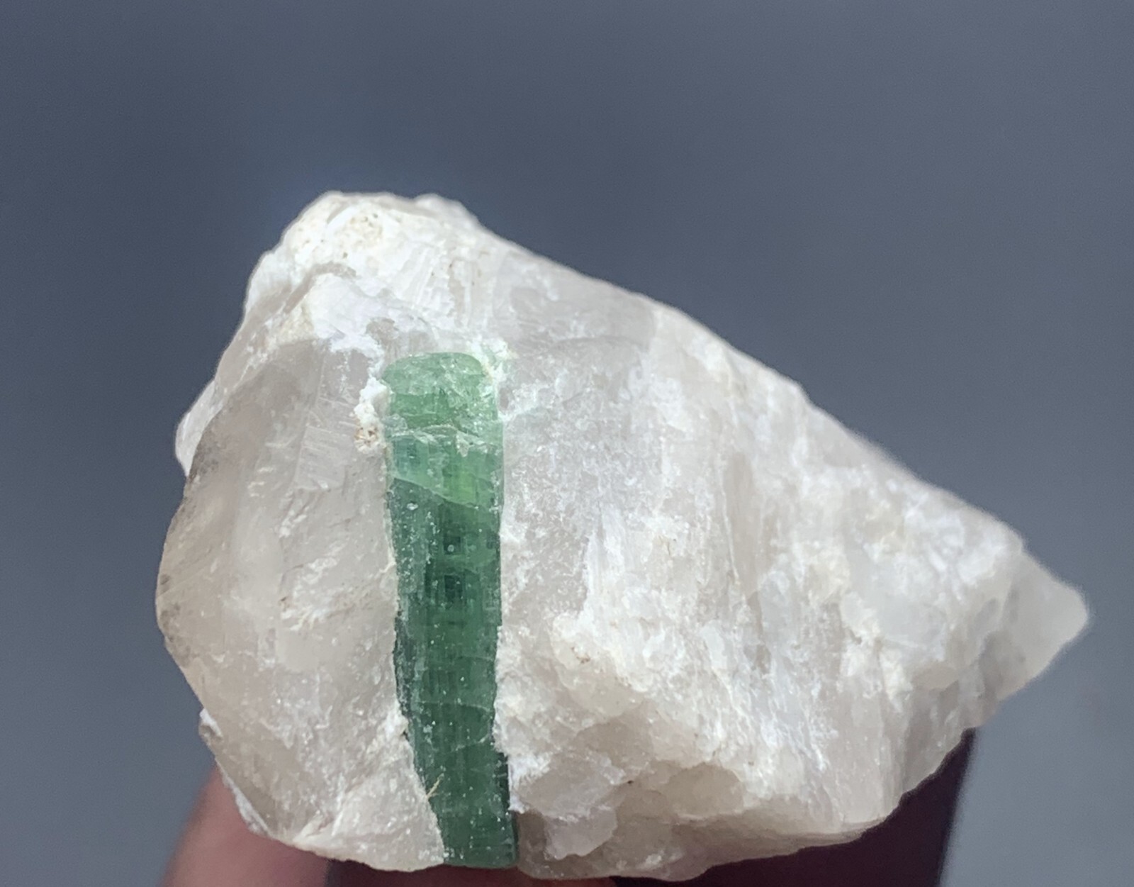 35 Grams Natural Tourmaline With Smoky Quartz Crystal Specimen From Afghanistan