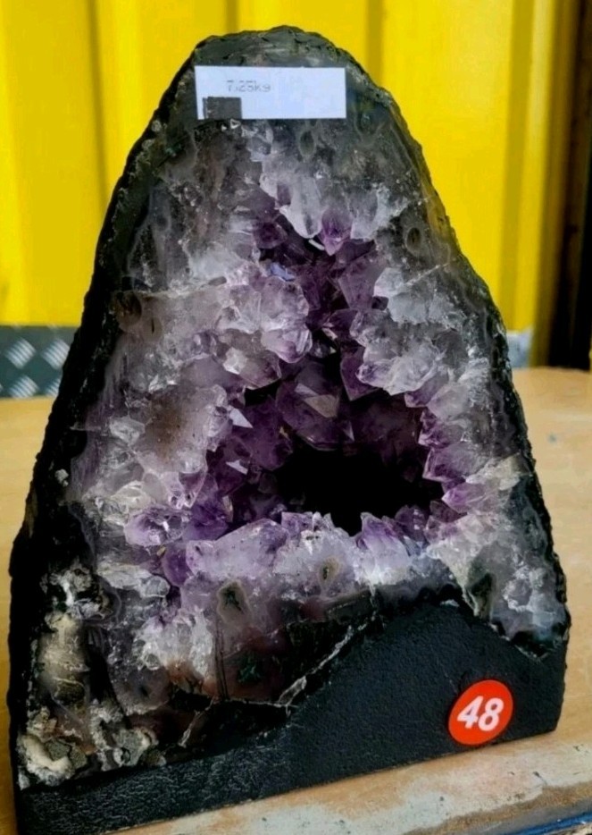 CLEARANCE Amethyst Geode Cave Cathedral Church 7.3KG IMPORTED BRAZIL 25X25X13cm