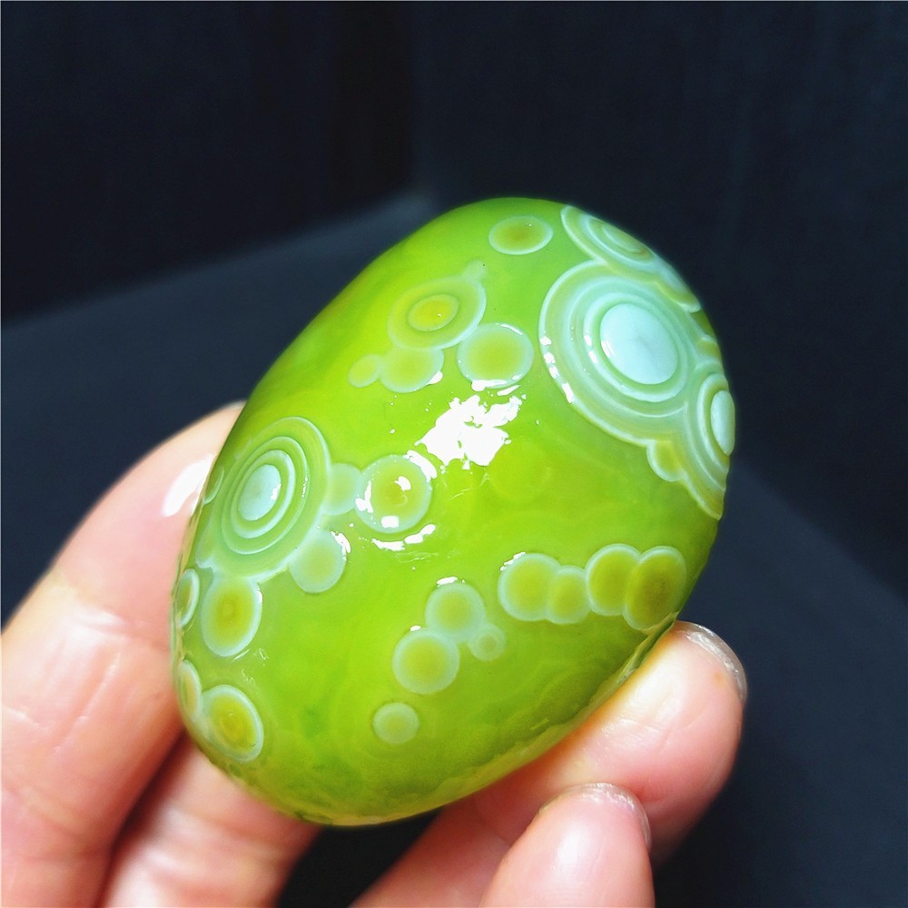 Rare 50.7G Natural Gobi Agate Eyes Agate/stone Madagascar CA4677