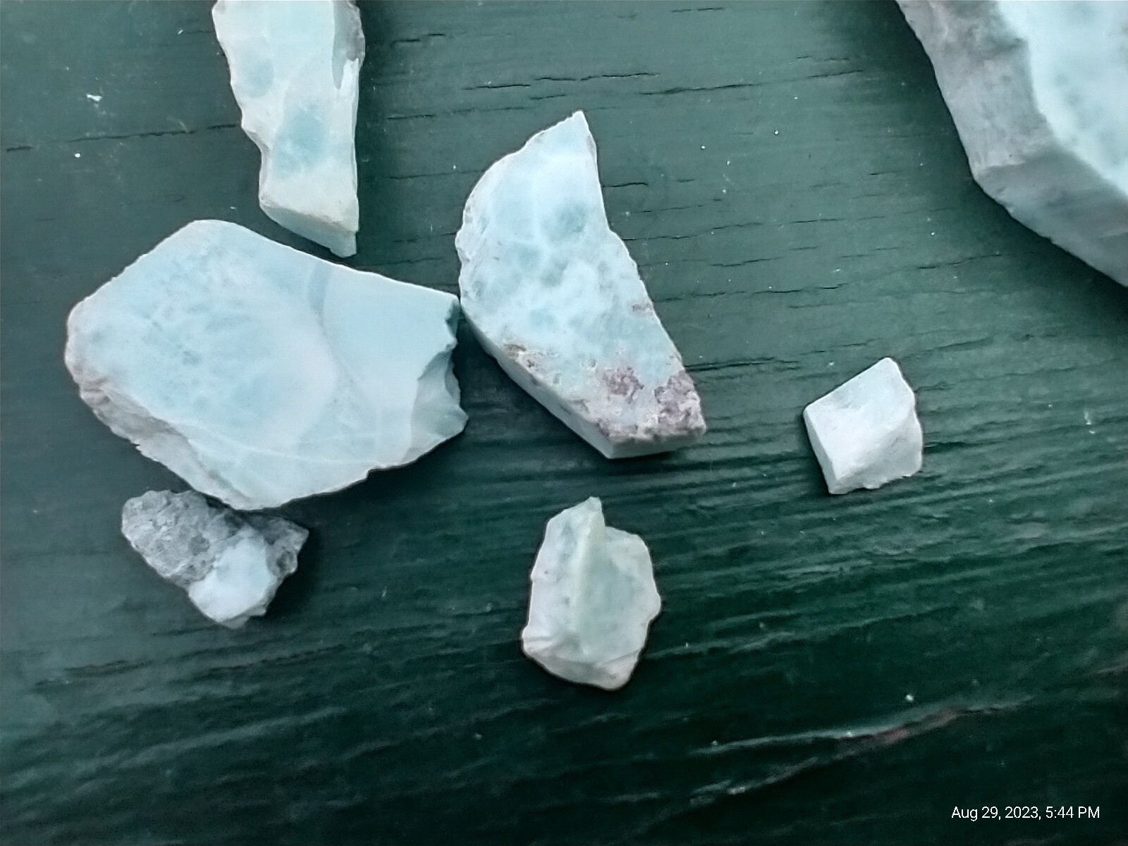 Dolphin Stone Larimar Atlantis Authentic Slab Rough Gem Stone lot 246 gr