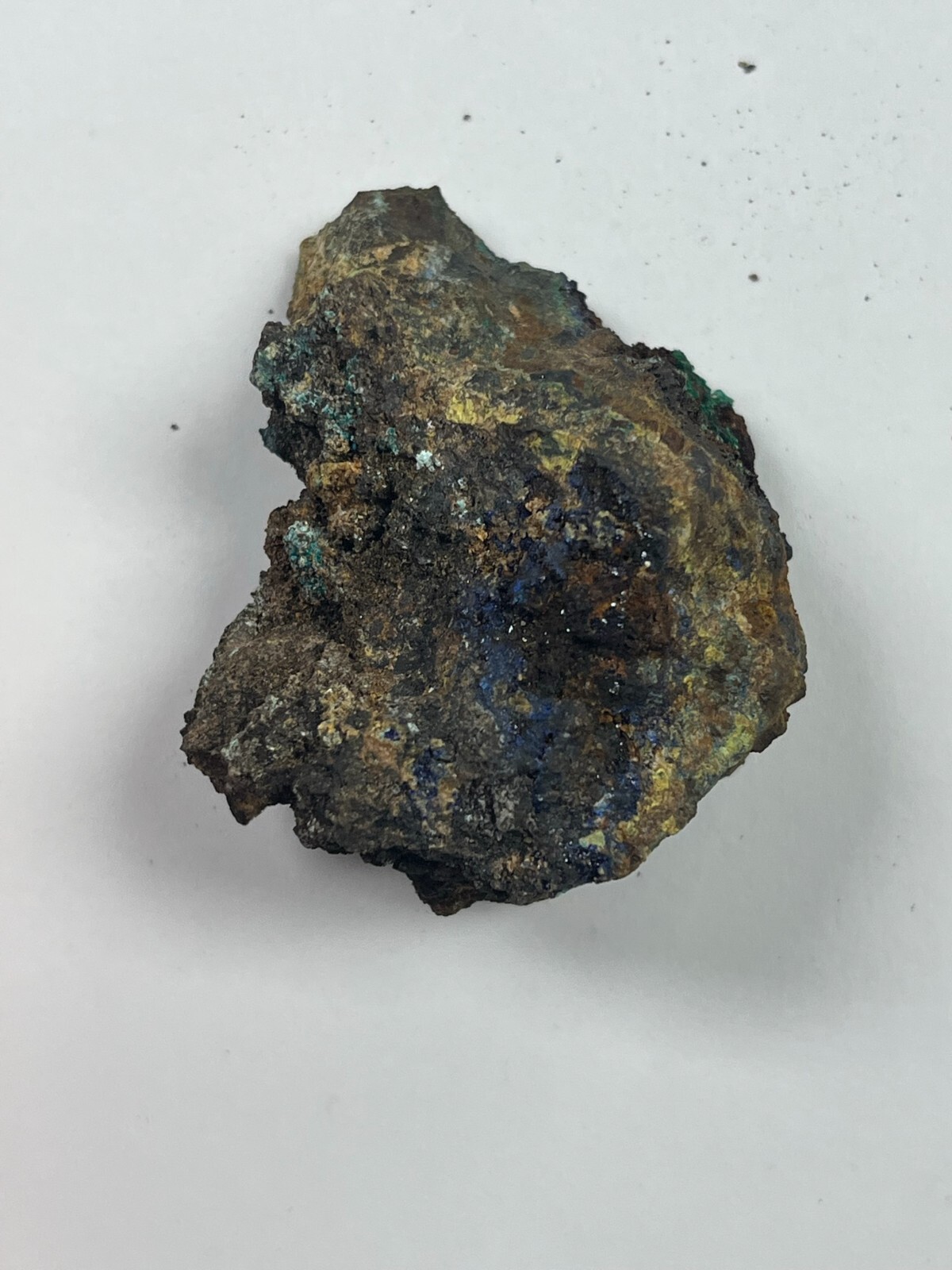 Azurite and malachite from Laurium, Greece