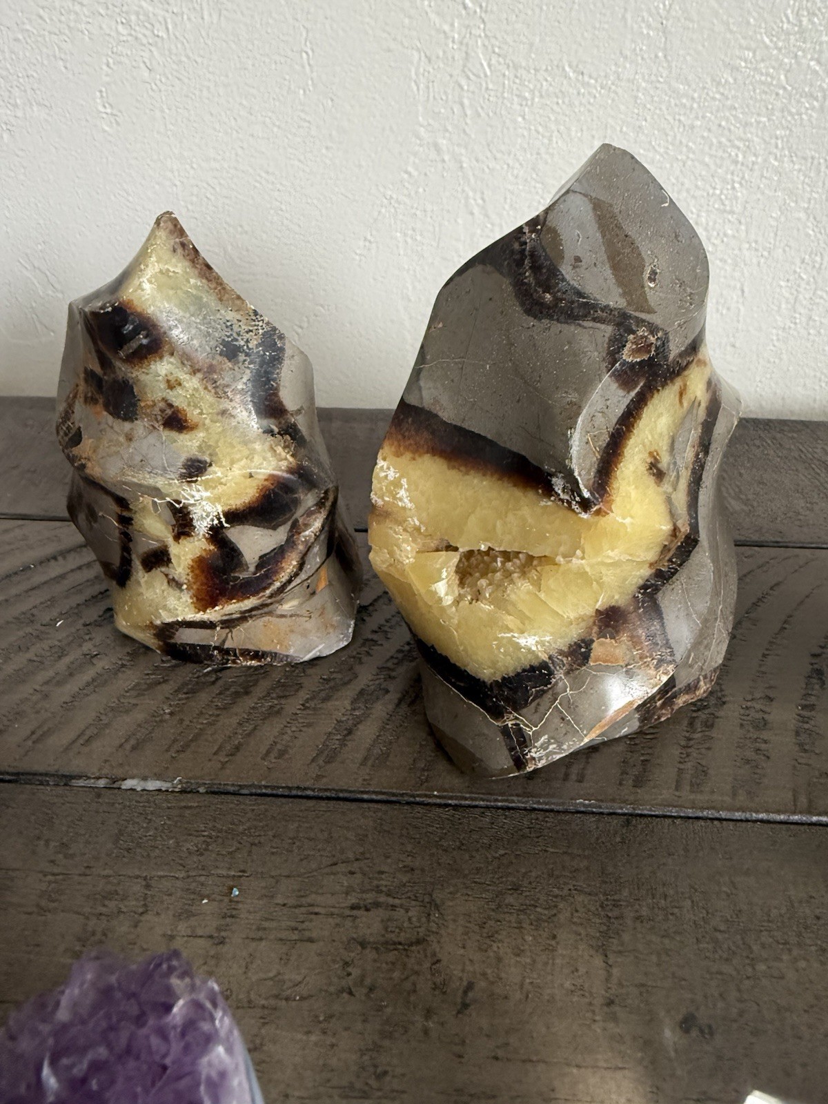 Large Crystal Lot Quartz Point Amethyst Jasper Flames Mixed Stones Display