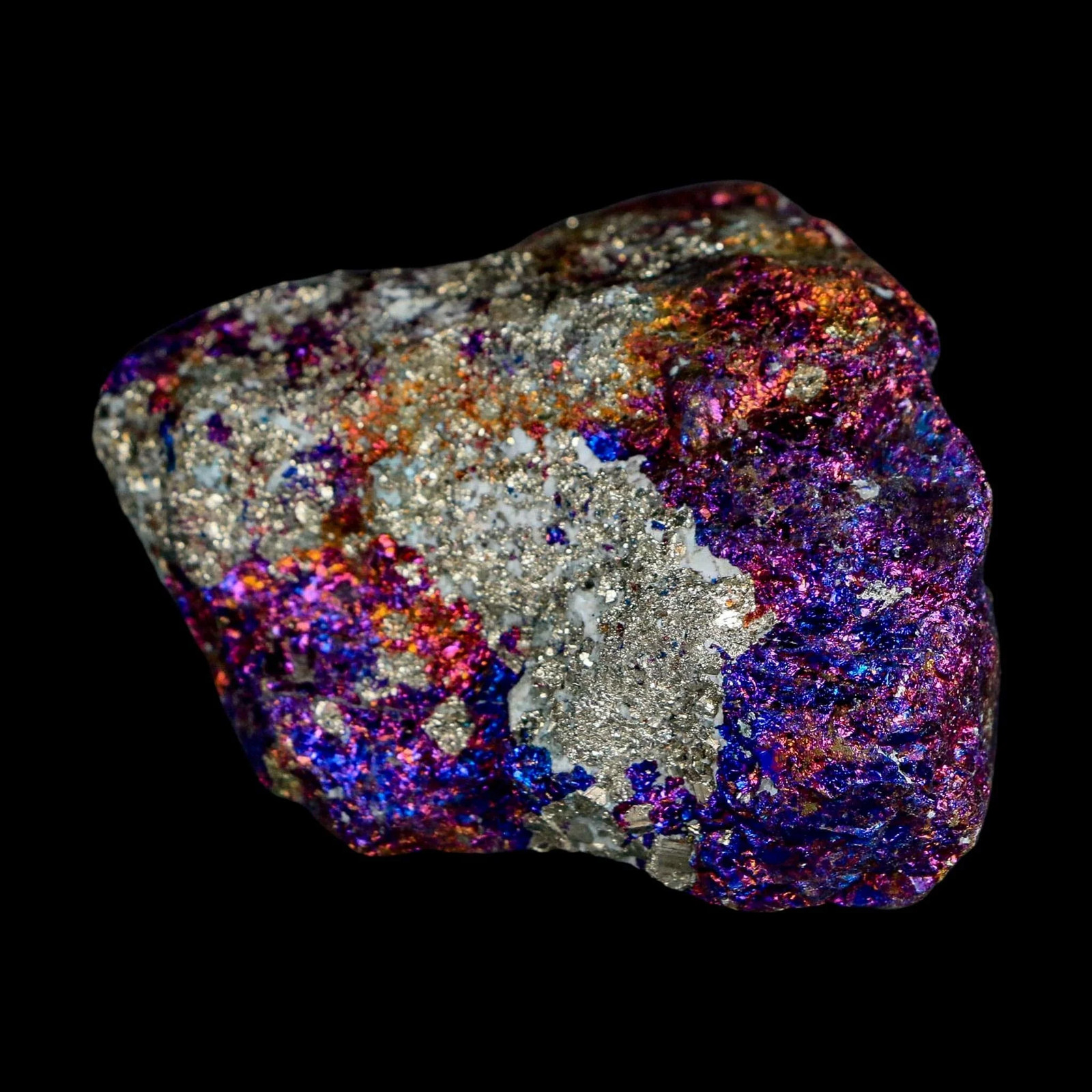 2.7″ Chalcopyrite Bornite Brilliant Multicolored Peacock Ore Chihuahua Mexico