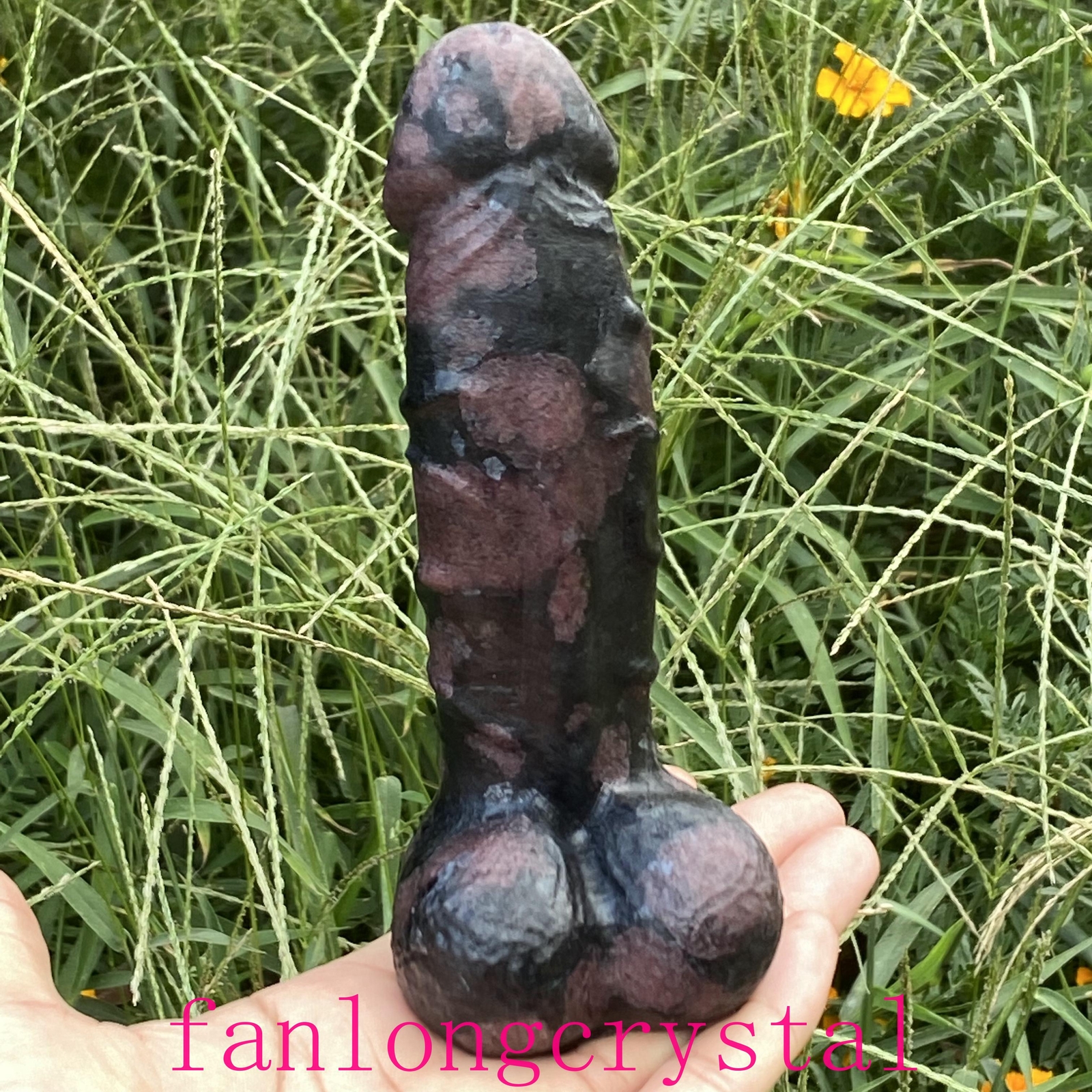 6″ Wholesale Natural Garnet male penis Quartz Crystal Carved Figurines Reiki 1pc