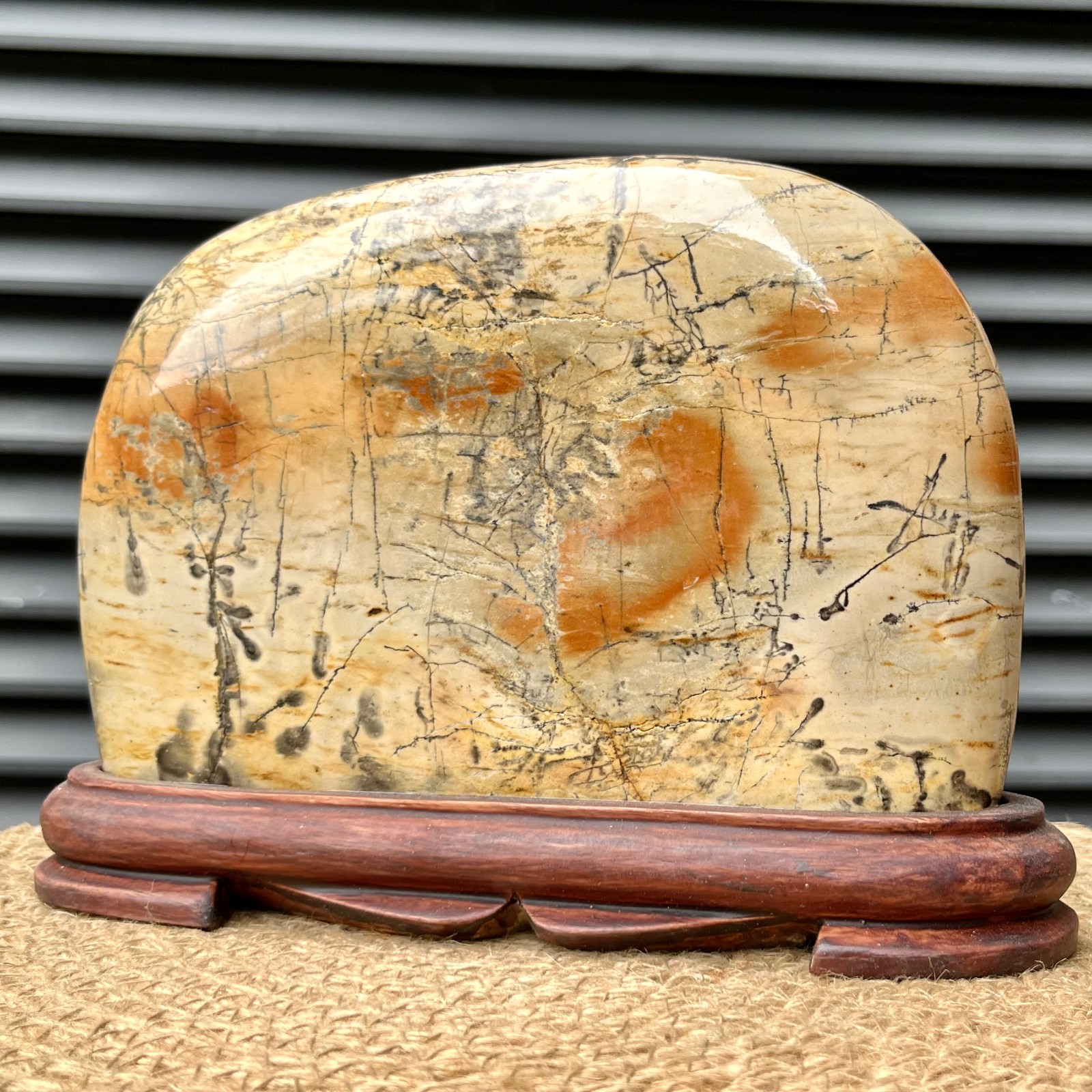 3.6 lb Landscape Stone Arc Landscape Decor Christmas Gift Home Art