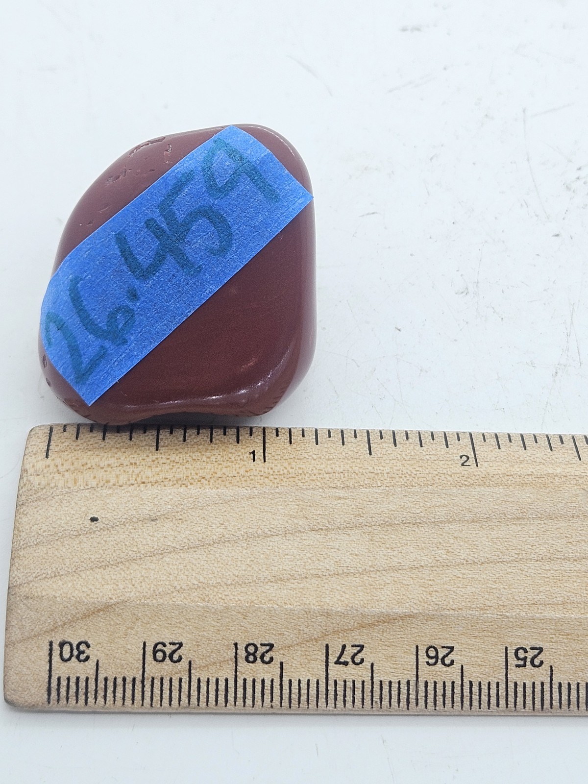 Solid Red Jasper Palm Stone, Earthy Red Crystal, Hand-Polished Root Chakra Stone