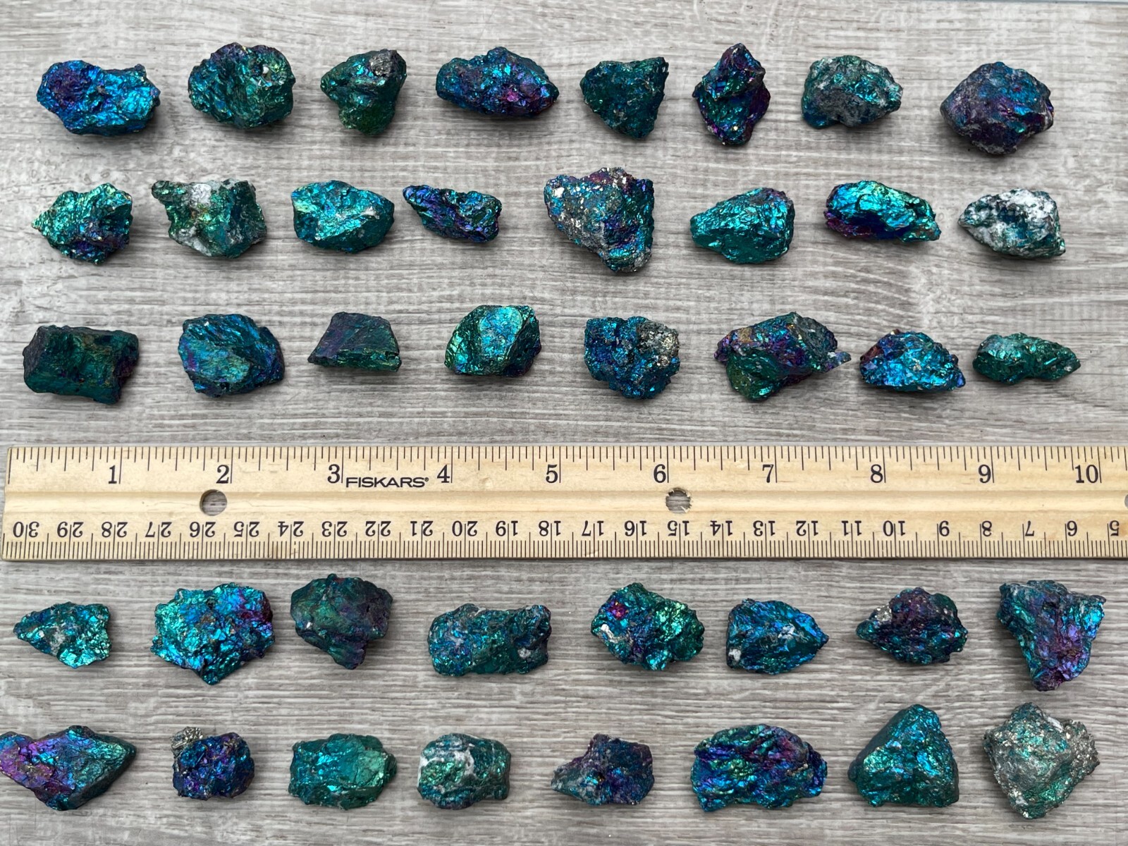 Grade A++ Small Chalcopyrite Natural Stone, Raw Peacock Ore, Wholesale Bulk Lot