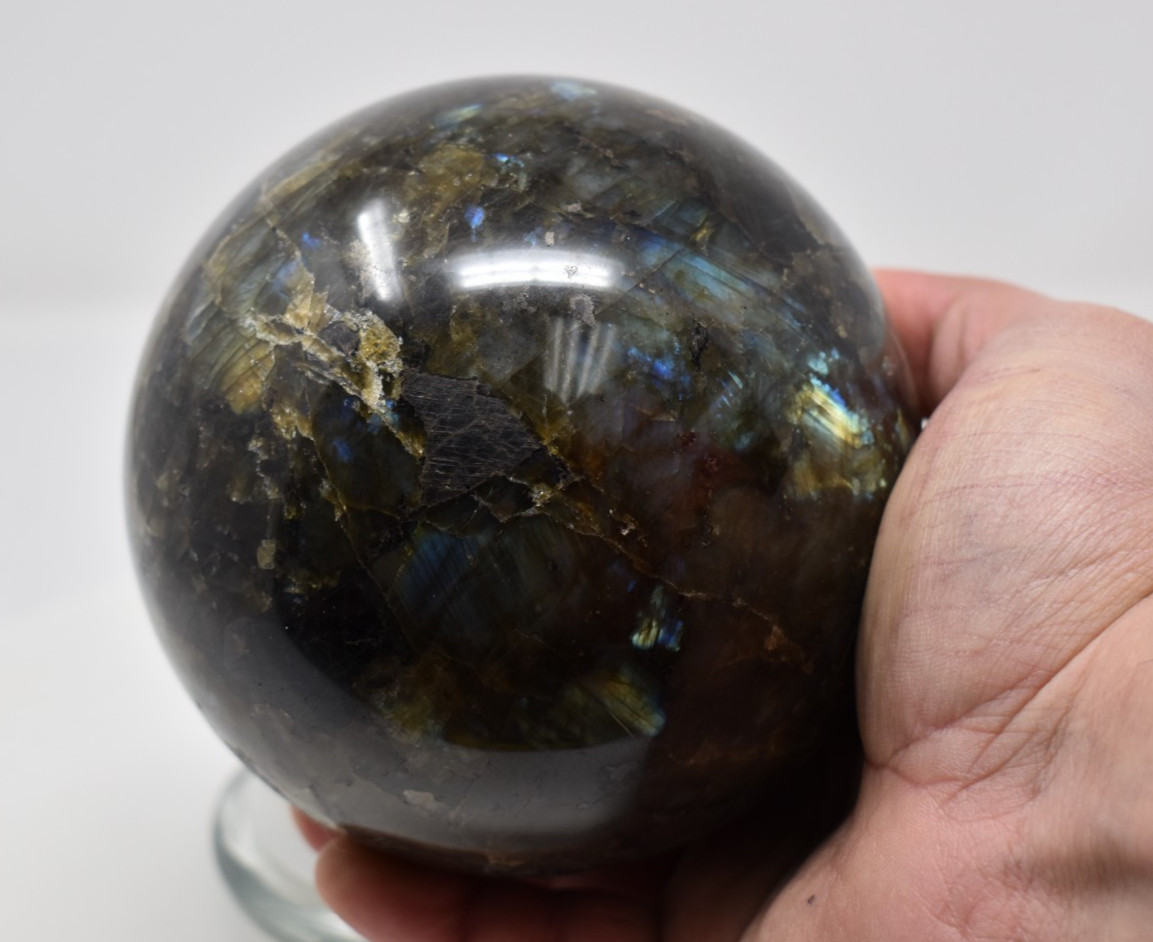 Labradorite Sphere 116mm 4 lb 14.4oz